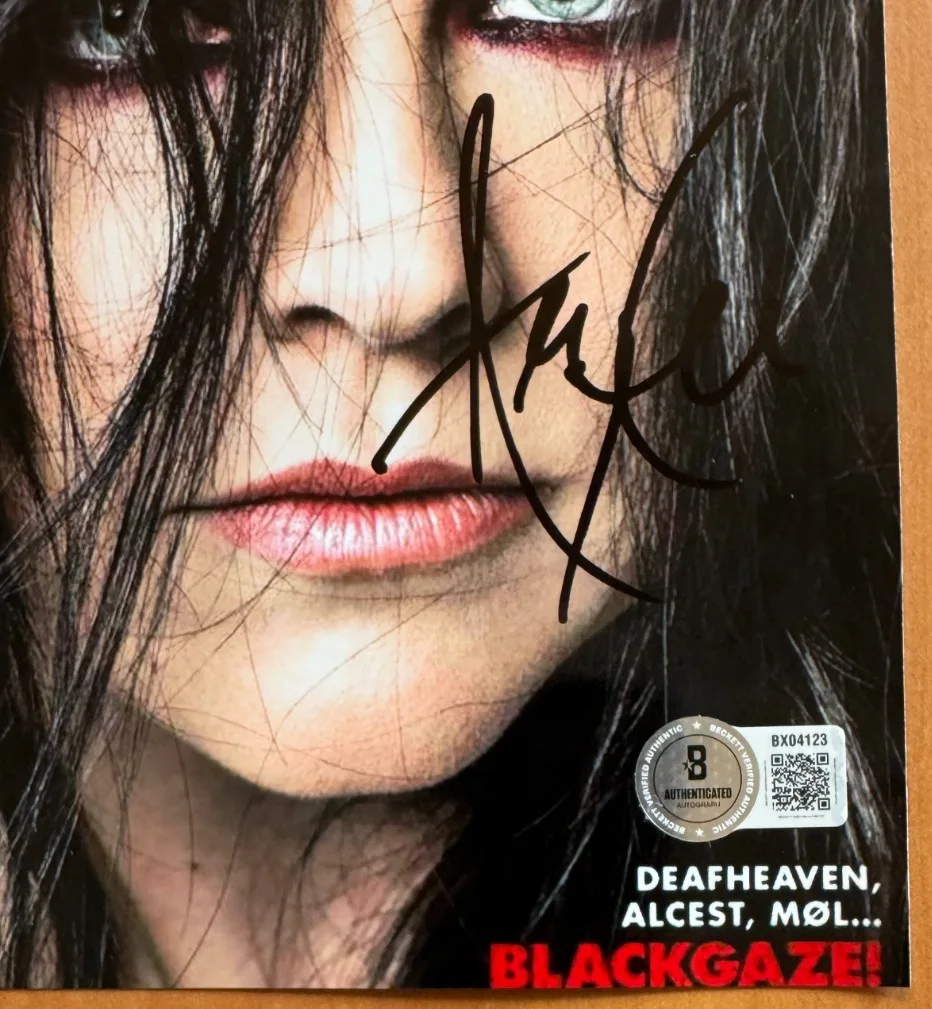 Amy Lee Signed Autographed 8x10 Kerrang! Cover Photo EVANESCENCE Beckett COA BAS, image 2