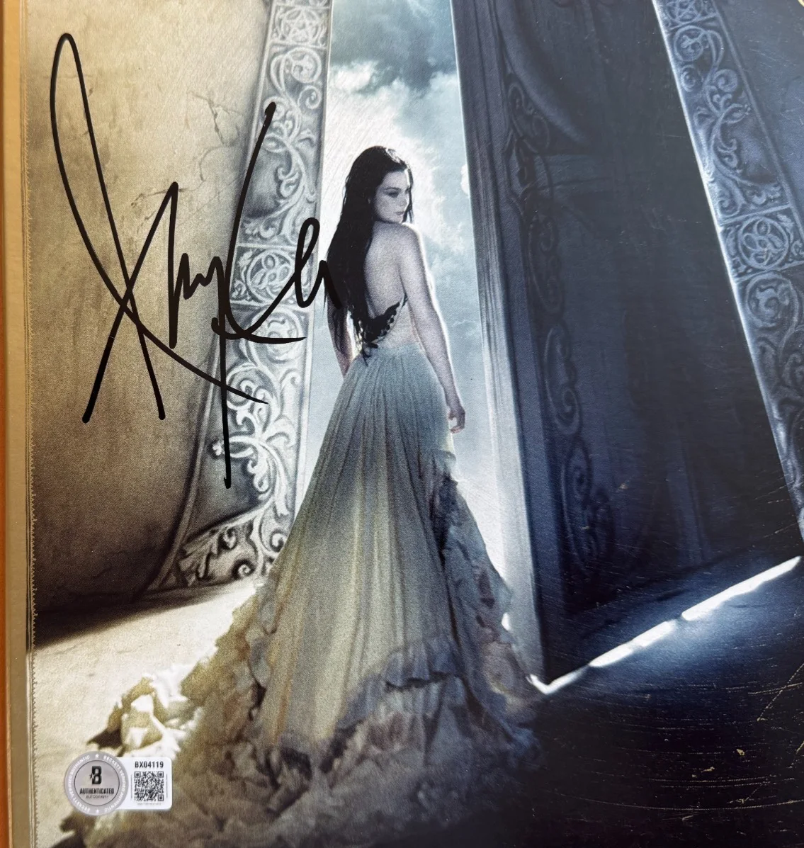 Amy Lee Signed Autographed The Open Door Vinyl LP Evanescence Beckett COA BAS, изображение 2