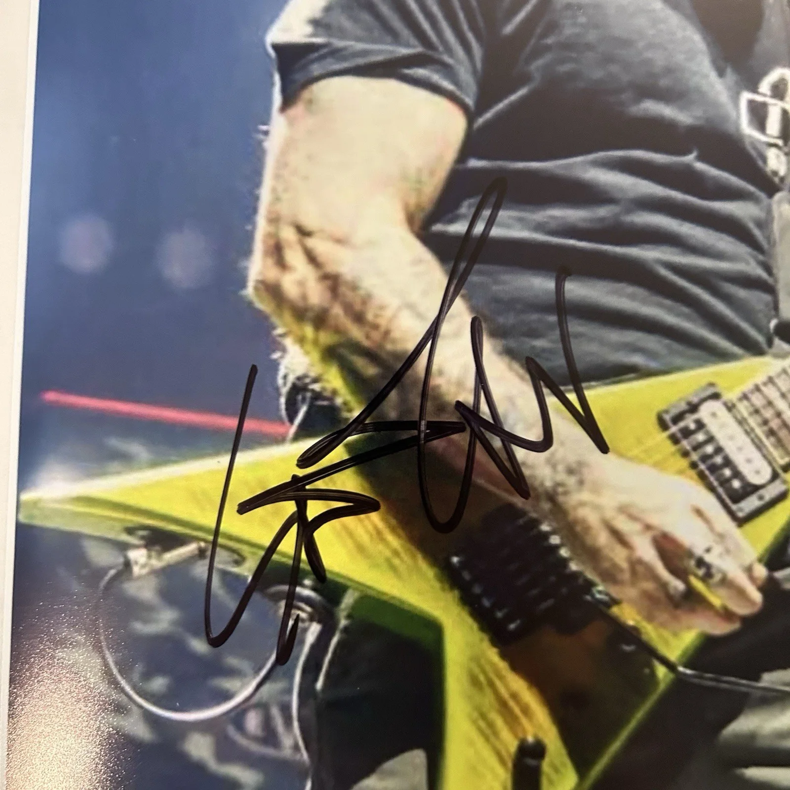 Scott Ian of Anthrax Signed 11x14 Photo Anthrax Band Rock (Proof Pic), image 2