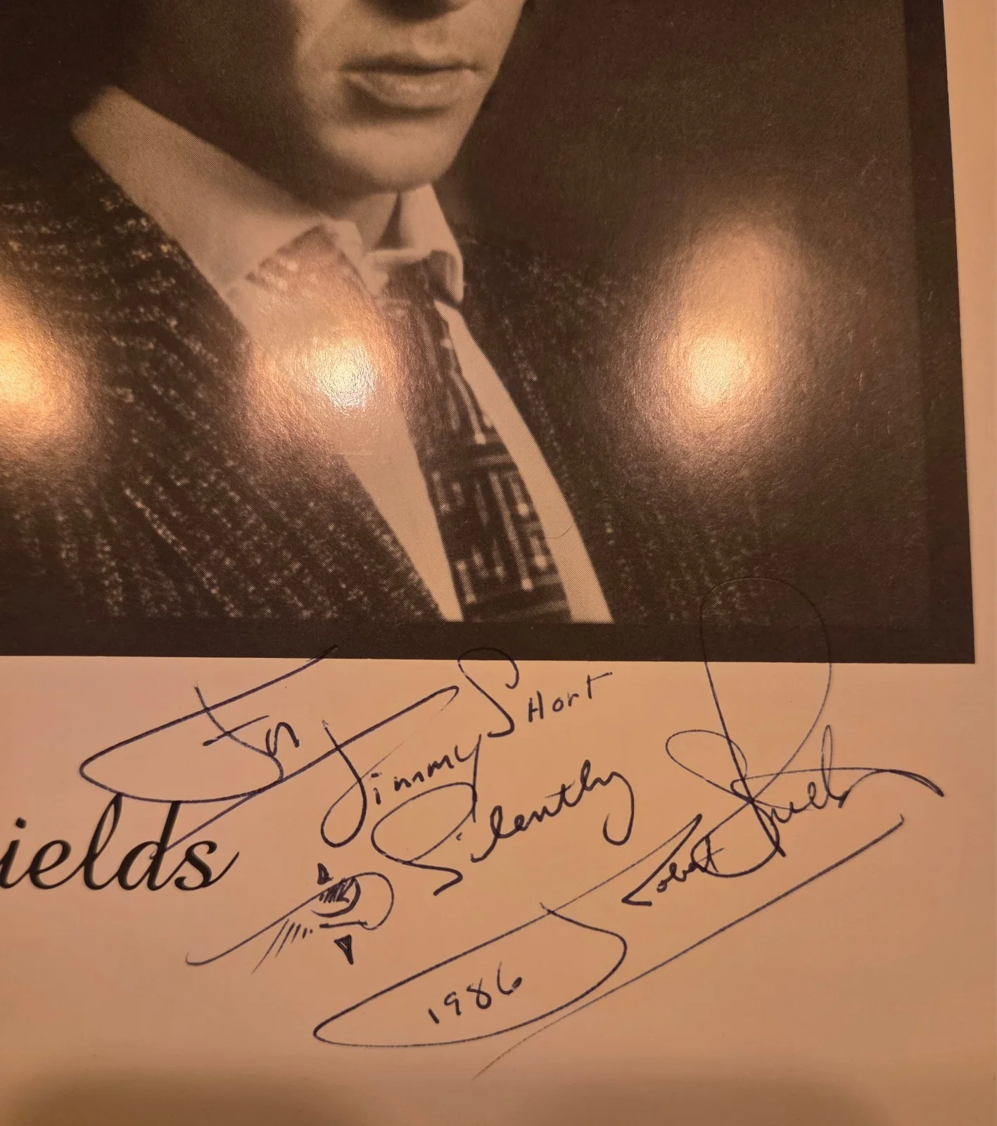 Robert Shields — ROBERT SHIELDS - Autographed Signed 8x10 Photo Shields & Yarnell Inscribed, image 2