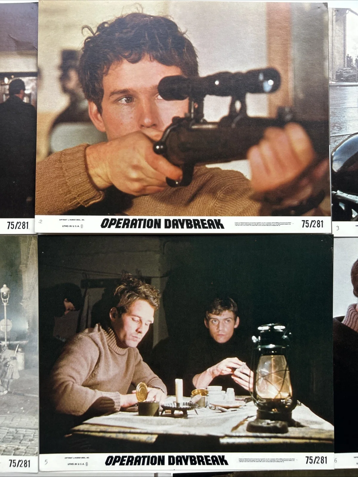 Lobby Card Set 10x8 - Operation Daybreak 1975 - Martin Shaw, Timothy Bottoms, изображение 3