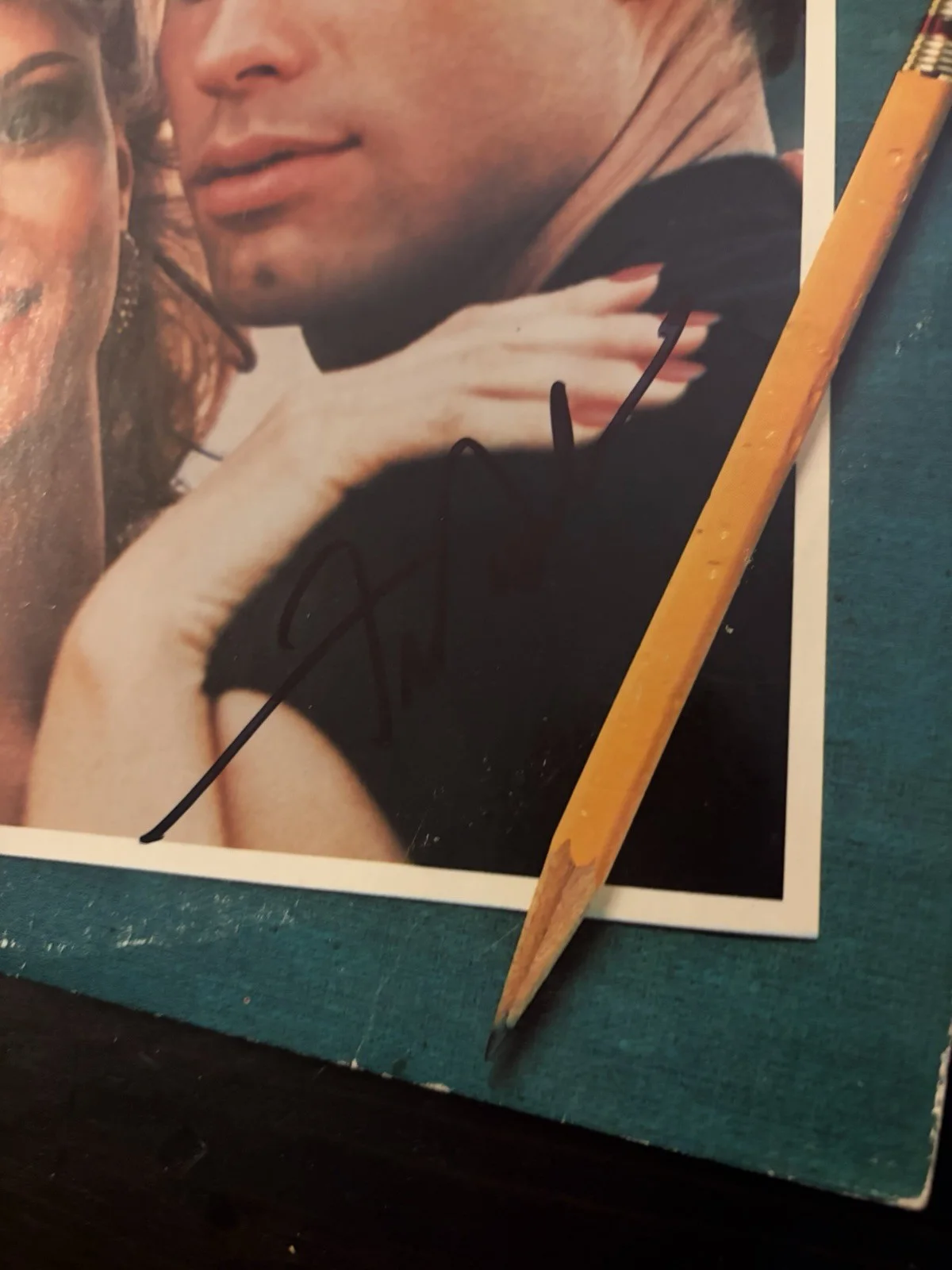 Frankie Avalon Signed Grease Soundtrack LP Autographed, image 2