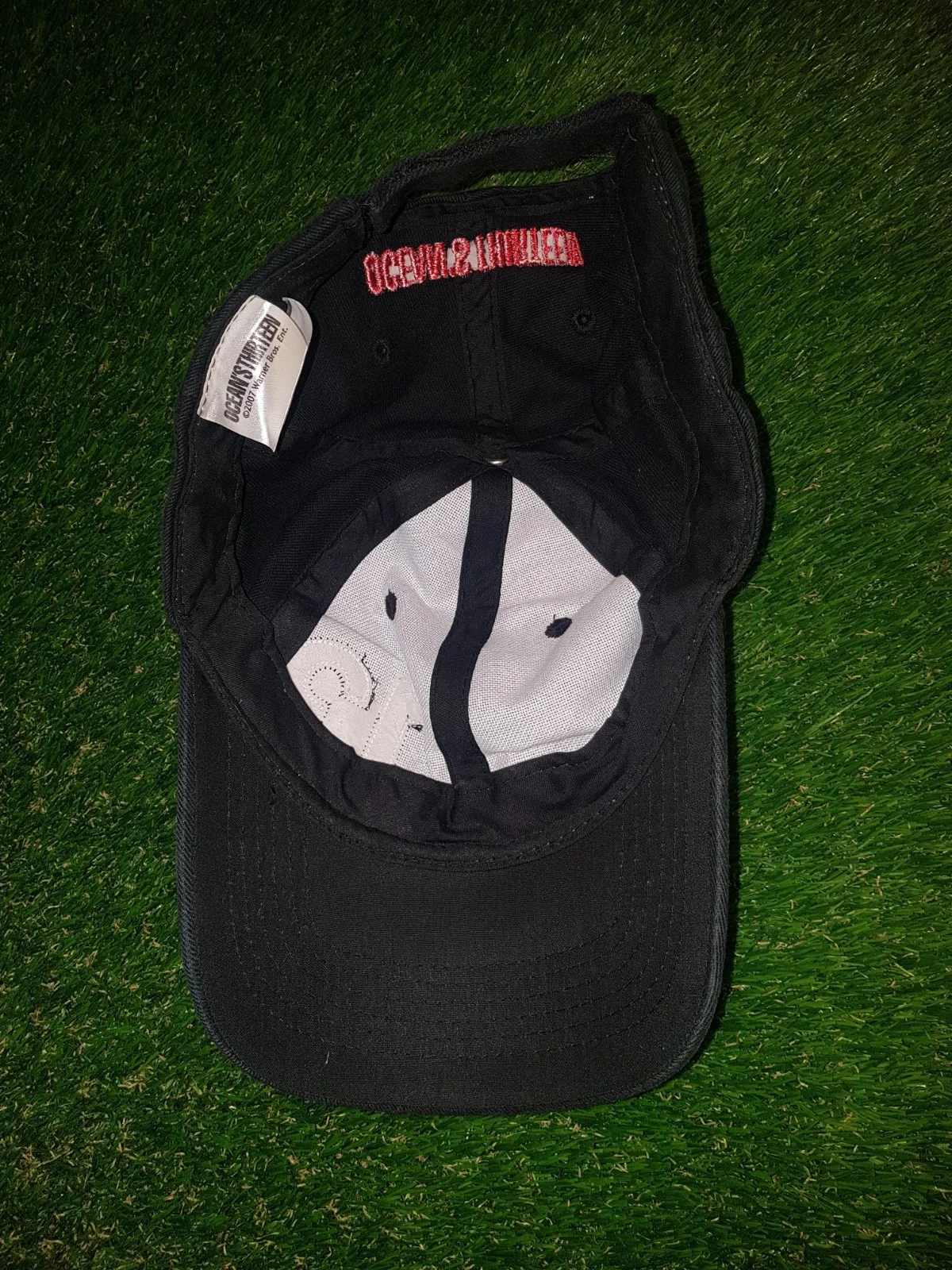 Ocean's 13 Thirteen Vintage Black Warner Bros Promo Baseball Cap 2007, изображение 5