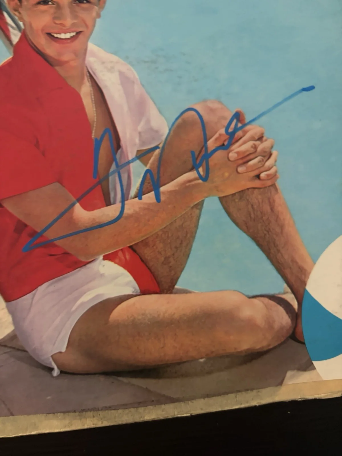 Frankie Avalon Signed Summertime LP Cover Only, image 2