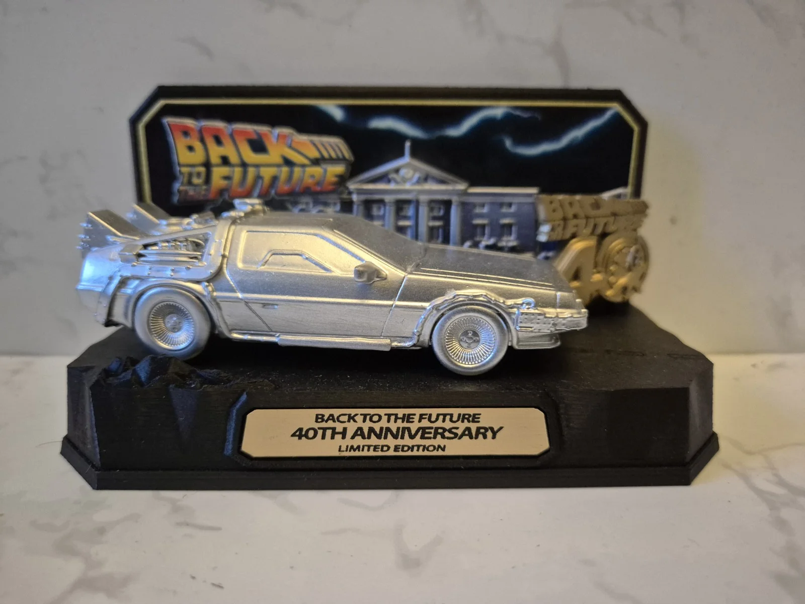 Back To The Future 40th Anniversary DeLoreon Universal Studios Exclusive BTTF, image 3