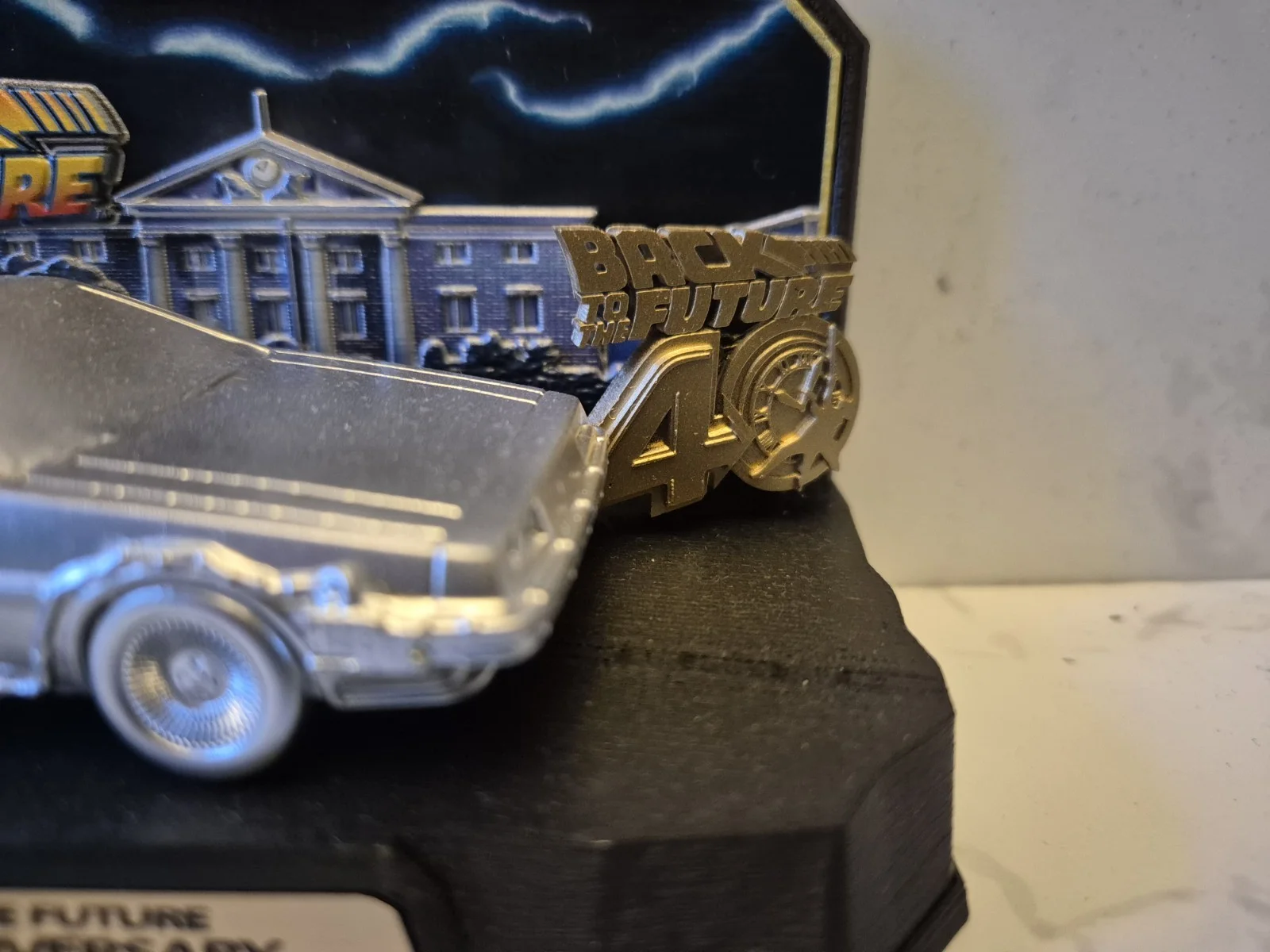 Back To The Future 40th Anniversary DeLoreon Universal Studios Exclusive BTTF, image 4