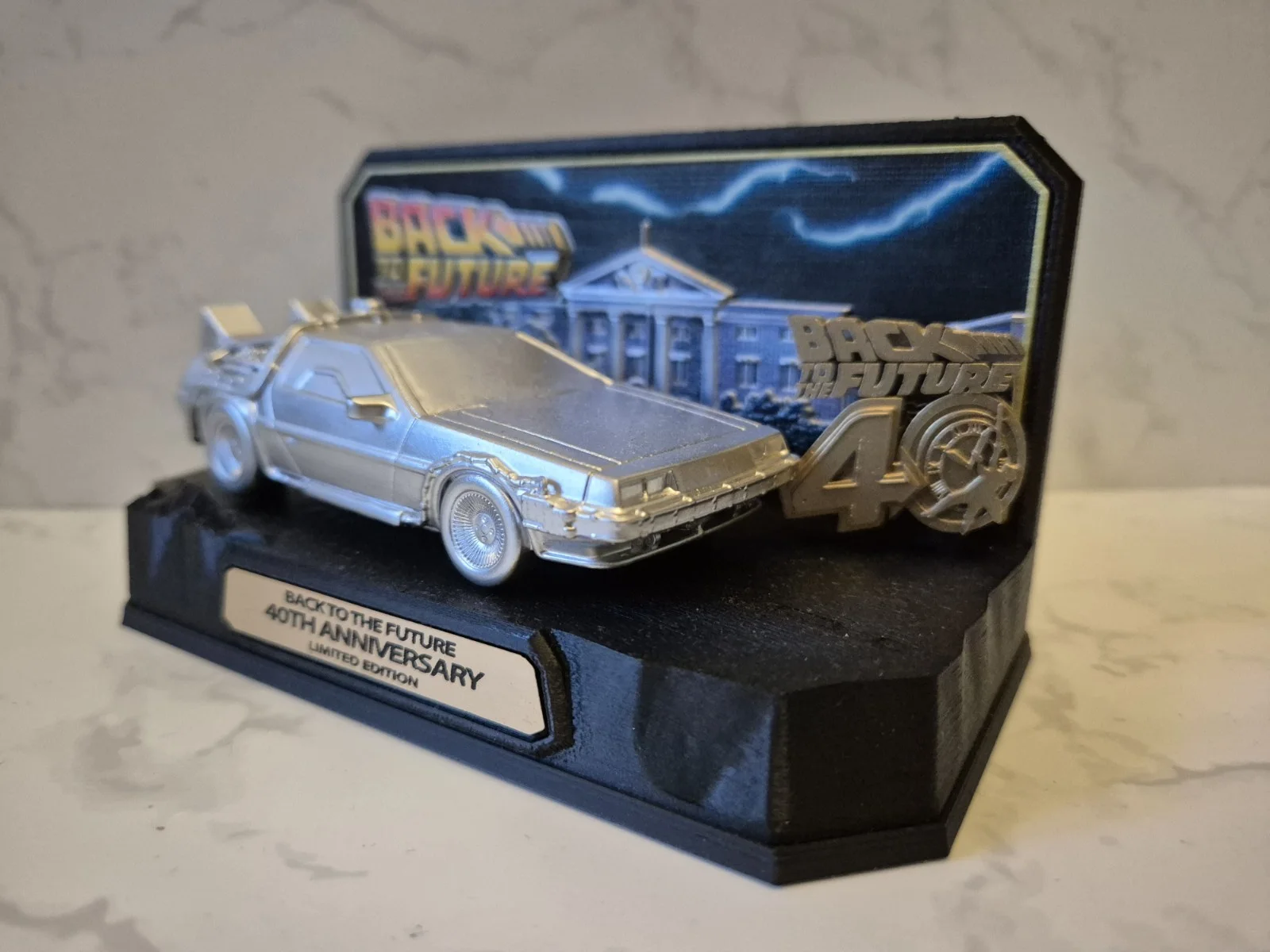Back To The Future 40th Anniversary DeLoreon Universal Studios Exclusive BTTF, image 5