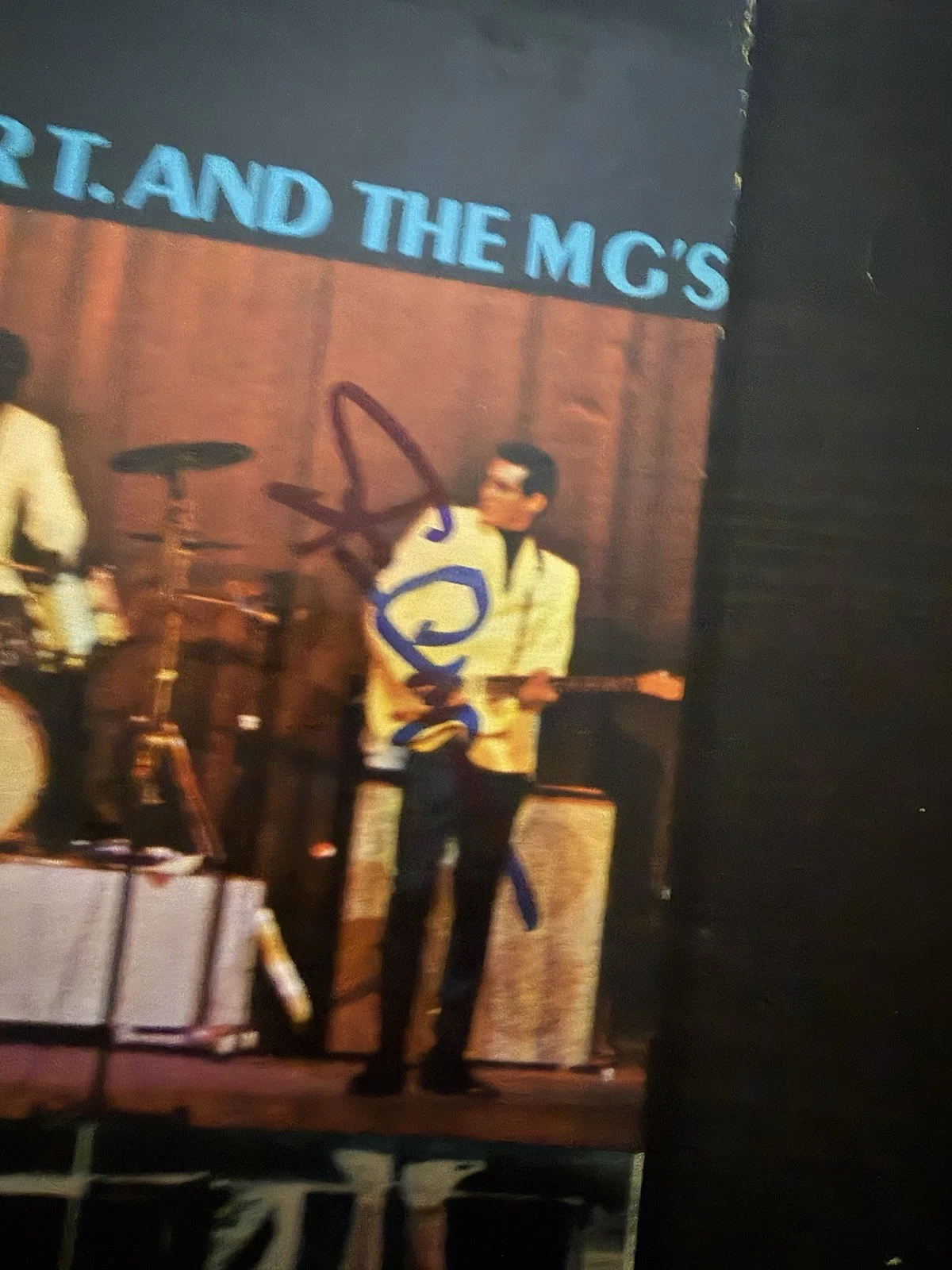 Booker T And The MG’s Back To Back LP Cover Signed By Booker T & Steve Cropper, image 2