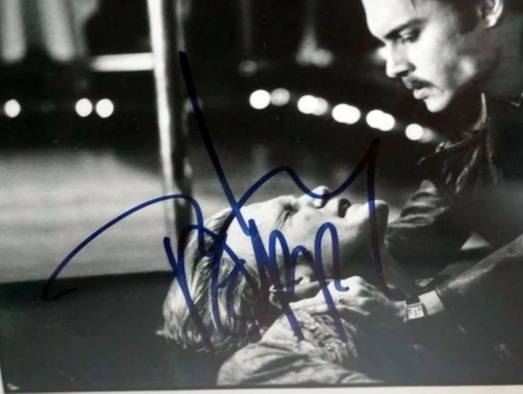 Donnie Brasco rare Al Pacino & Johnny Depp signed movie still autograph photo, изображение 3