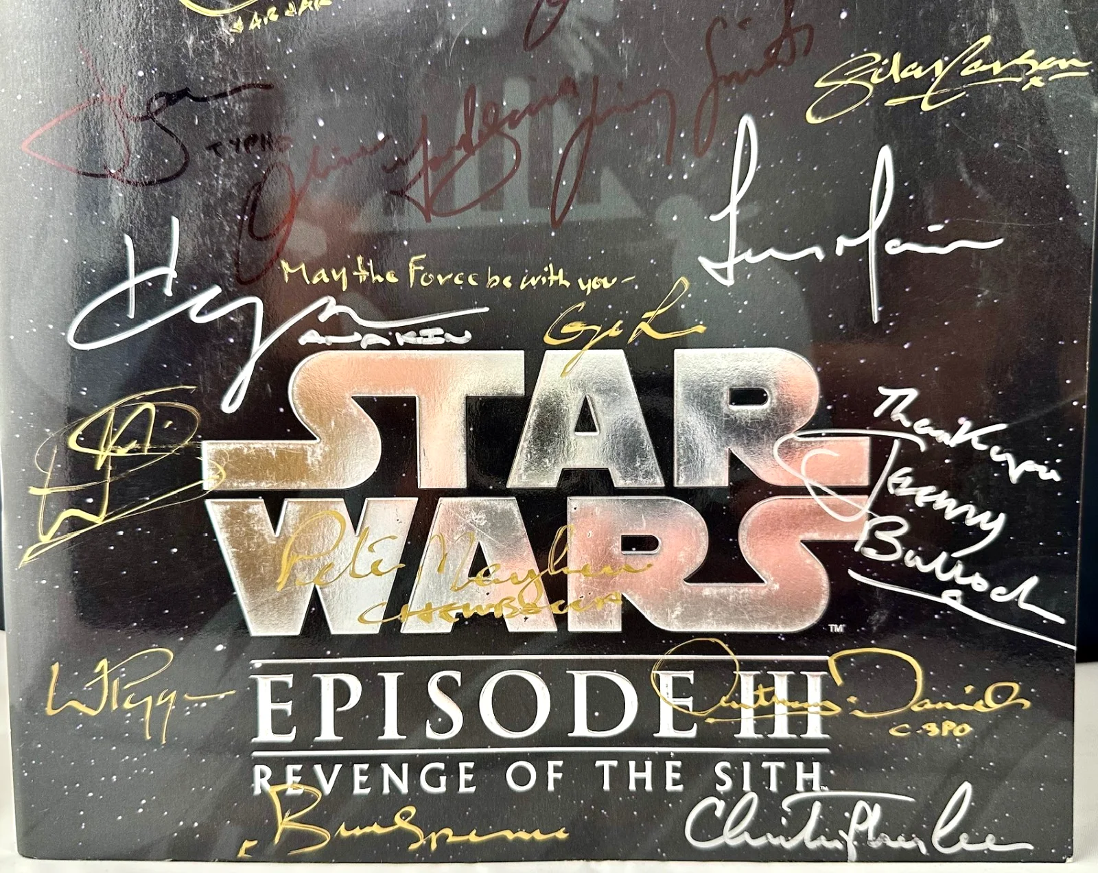 Cast — 2005 Star Wars Episode III Movie Cast Signed By 23 George Lucas Natalie Portman, изображение 3
