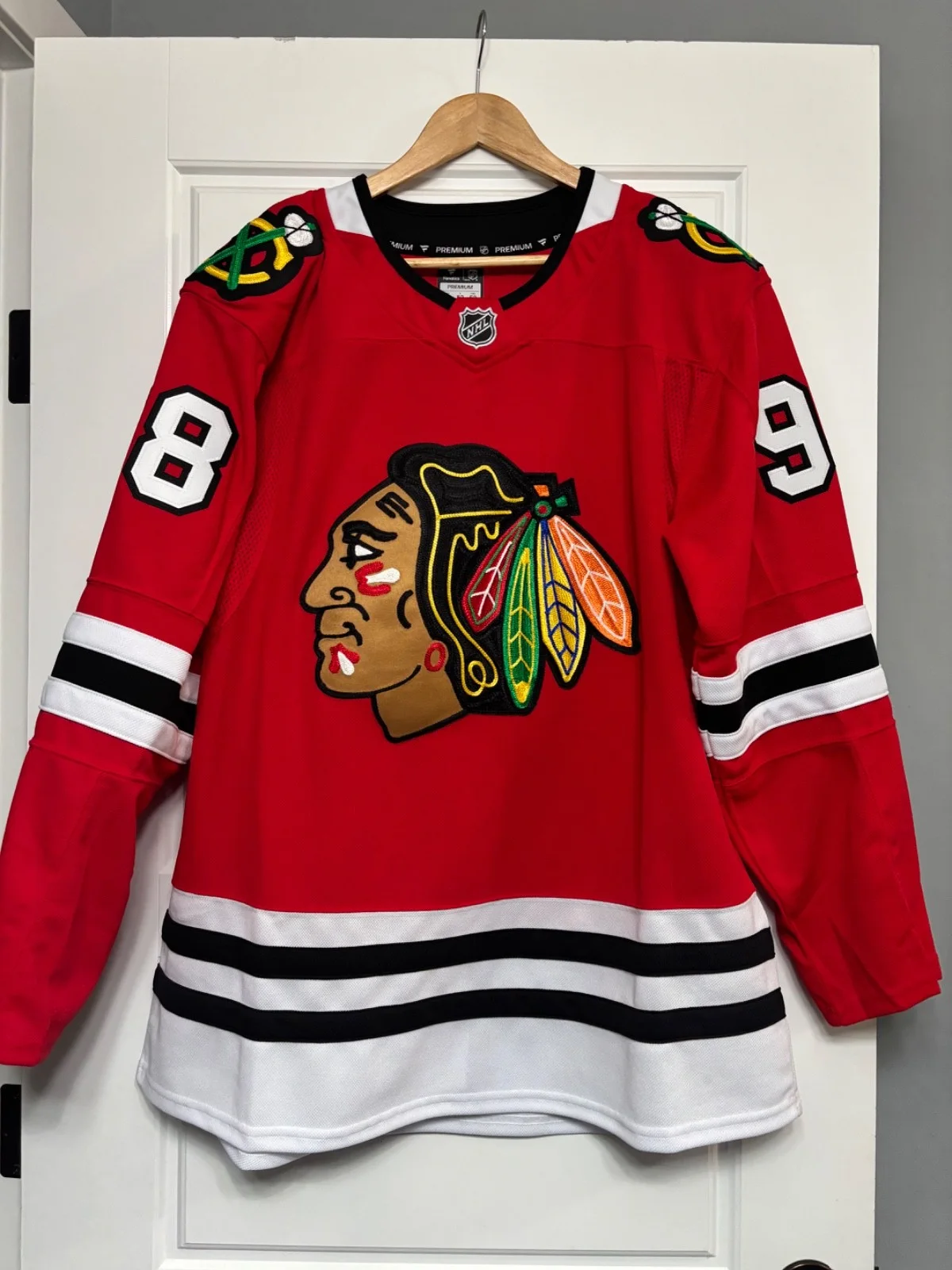 CONNOR BEDARD SIGNED AUTOGRAPHED FANATICS PREMIUM JERSEY *IN PERSON* CHICAGO, image 3