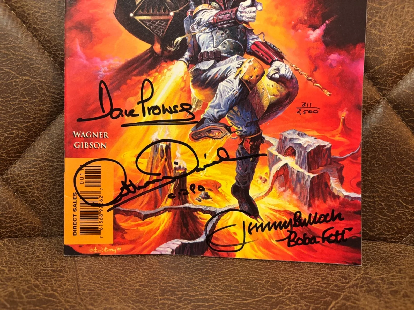 STAR WARS SIGNED AUTOGRAPHED COMIC BOOK DAVE PROWSE ANTHONY DANIELS BULLOCH RIP, image 2