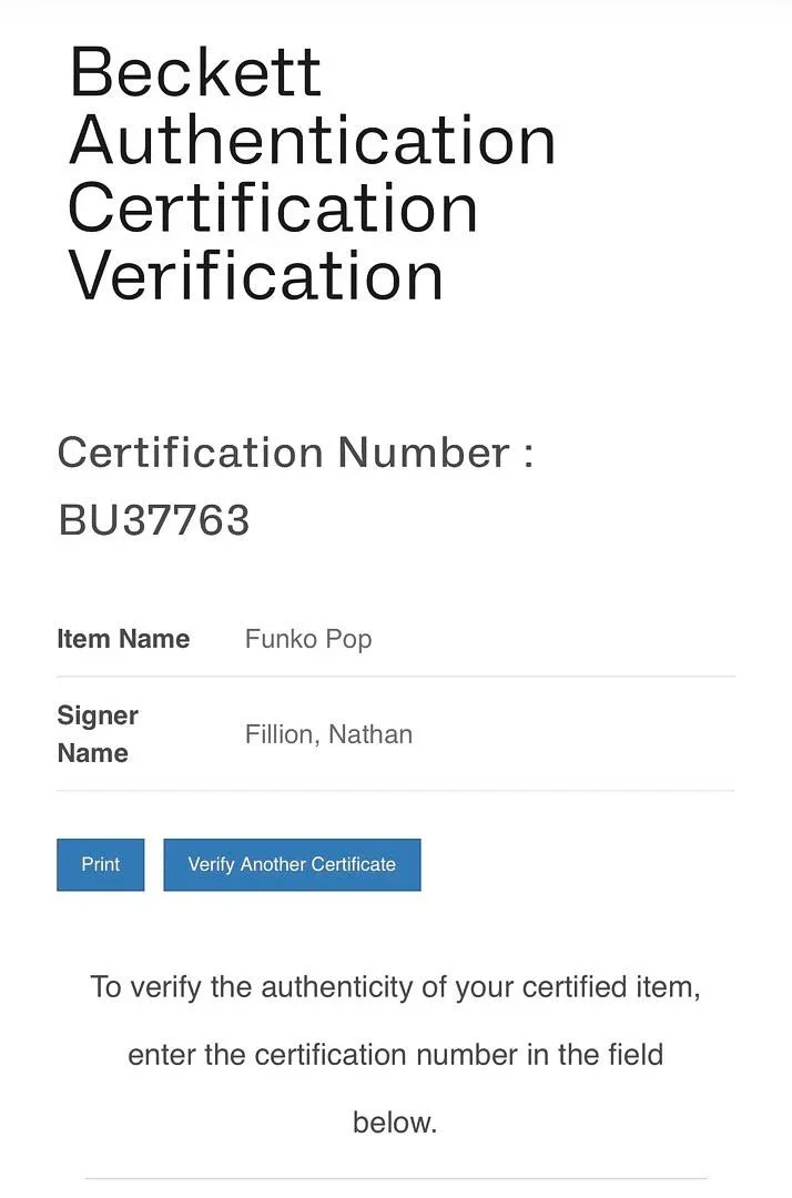 Nathan Fillion — Nathan Fillion signed "Guy Gardner" Funko #585 (Superman) - Beckett COA, image 5