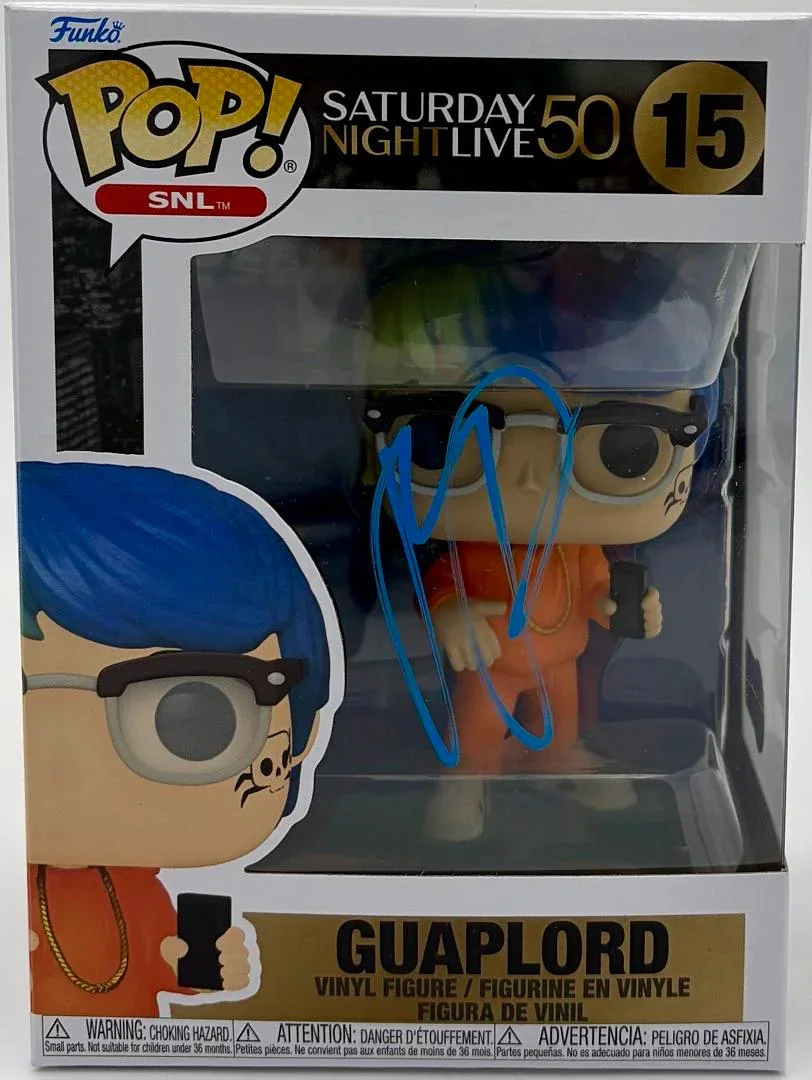 Pete Davidson — Pete Davidson signed "Guaplord" Funko #15 (Saturday Night Live) - Beckett COA