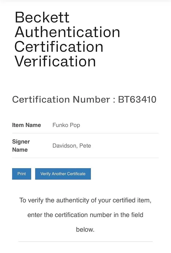 Pete Davidson — Pete Davidson signed "Guaplord" Funko #15 (Saturday Night Live) - Beckett COA, image 5