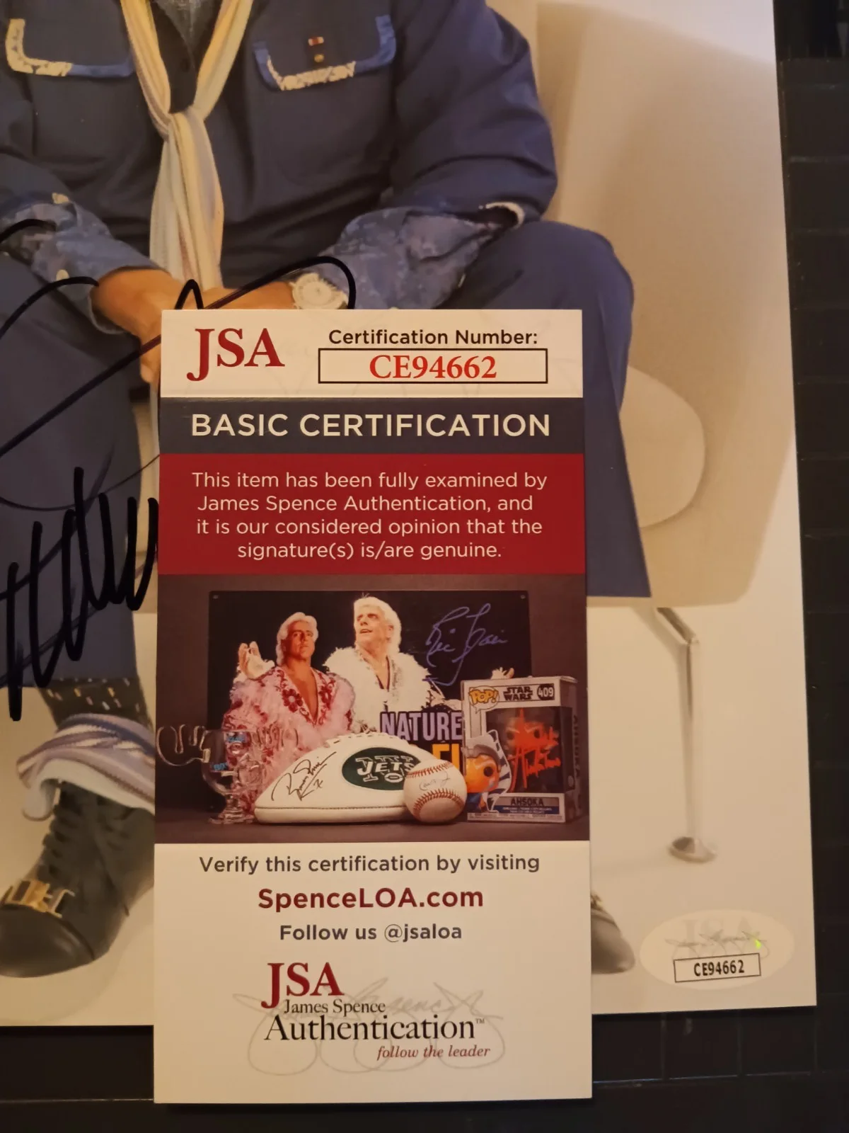 Quincy Jones Signed 8x10 Coa JSA, image 2