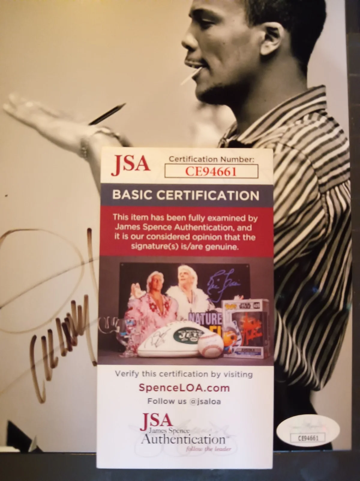 Quincy Jones Signed 8x10 coa JSA, image 2