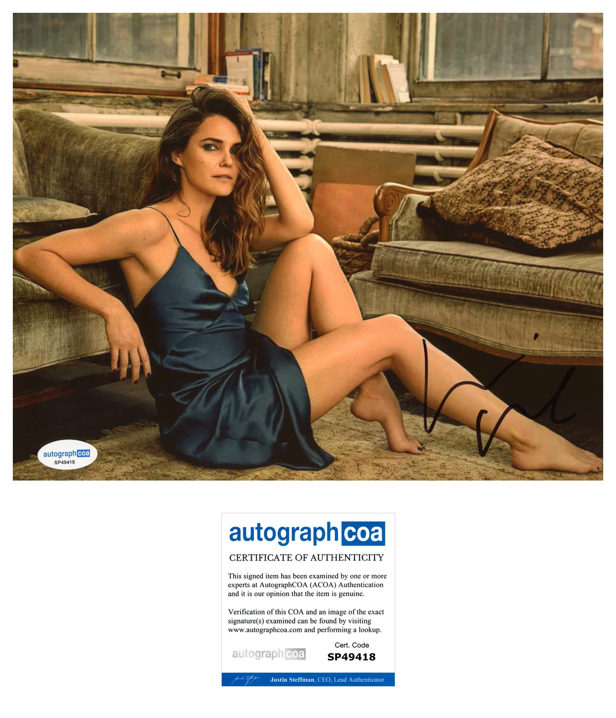 Keri Russell — Keri Russell ‘The Americans’ Signed Sexy 8x10 Photo Actress ACOA