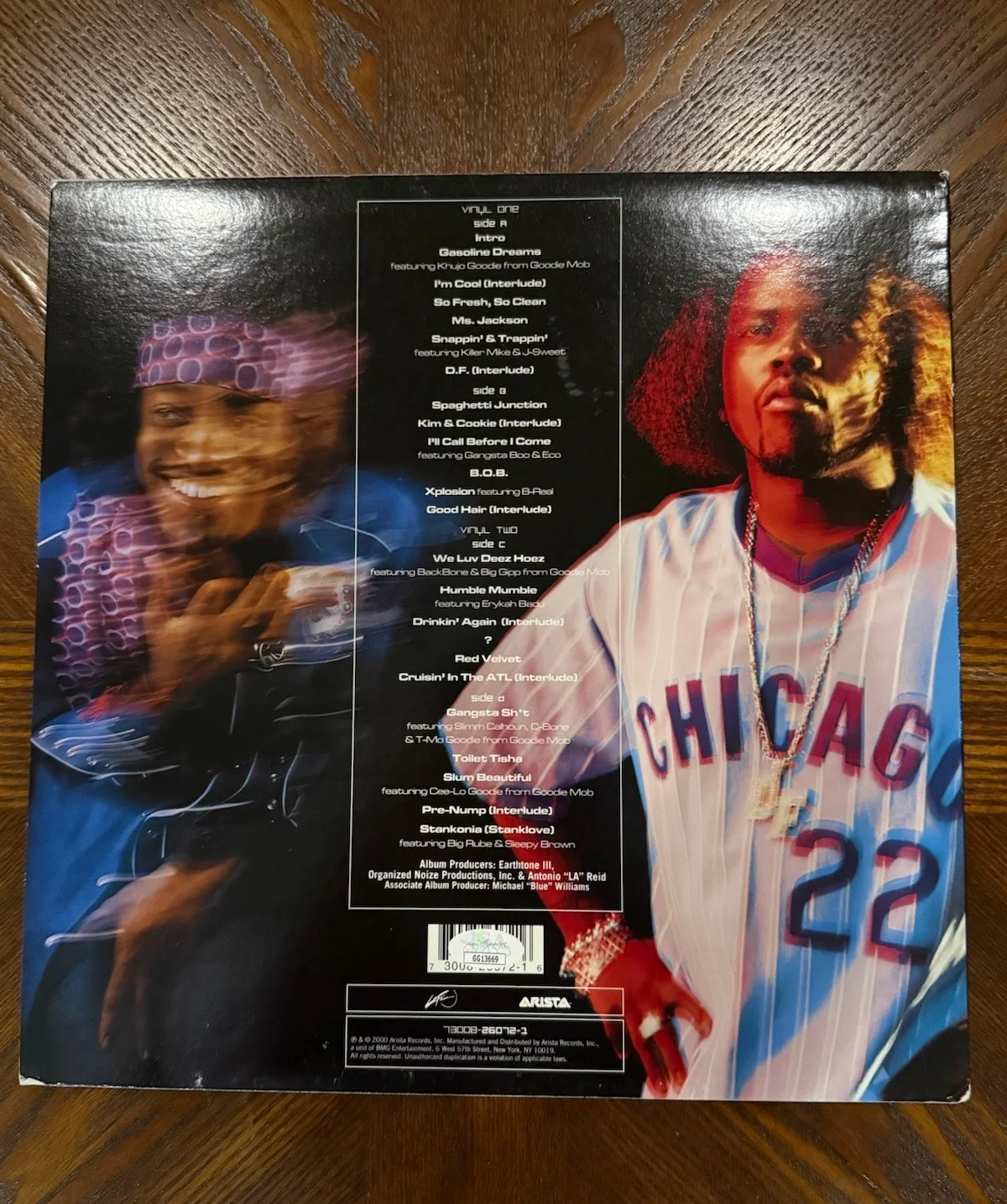 Andre 3000, Big Boi — Andre 3000 & Big Boi Outkast Signed Autograph Album Record LP Stankonia JSA COA, изображение 2