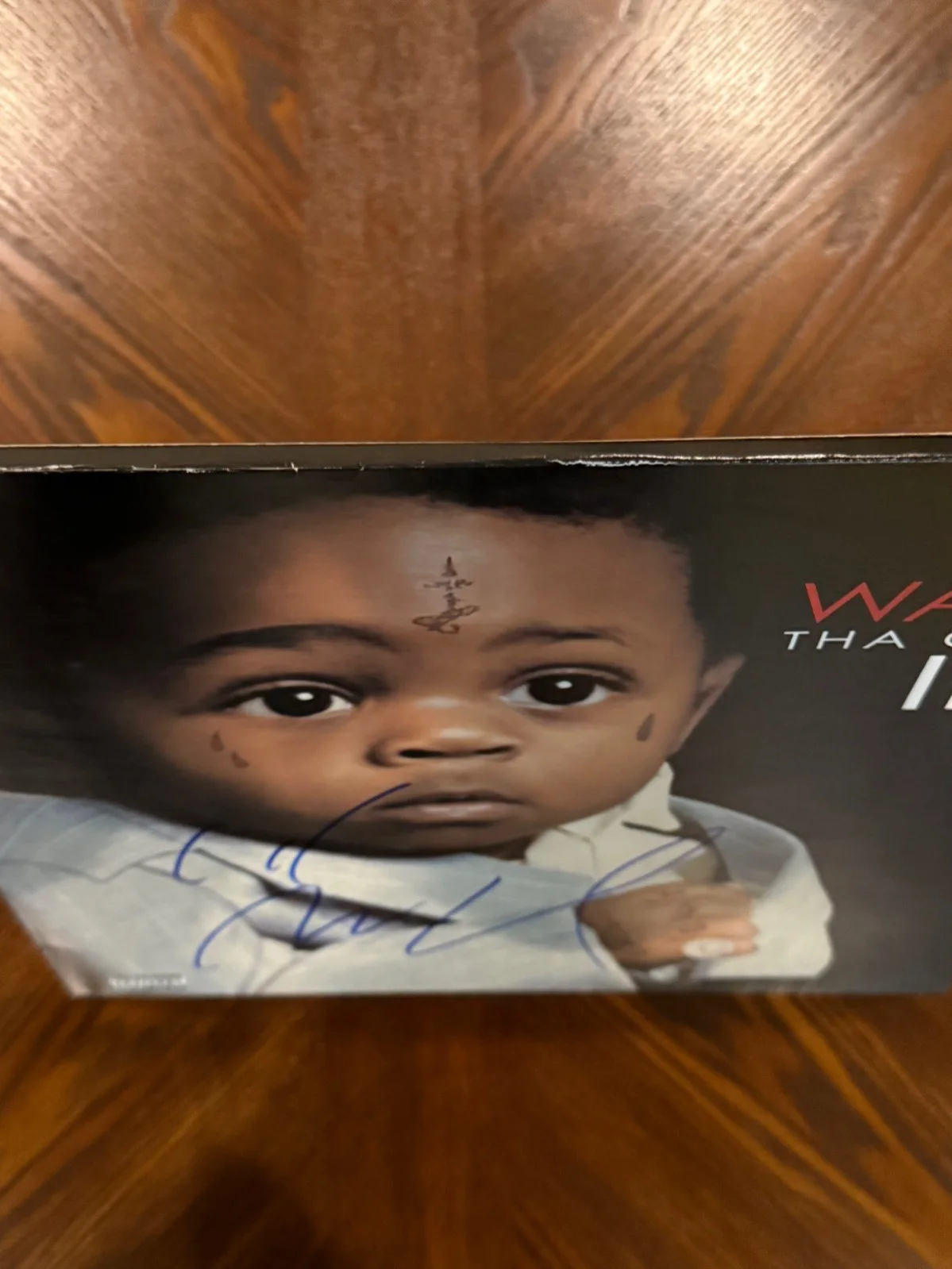 LIL WAYNE AUTOGRAPHED THA CARTER III 3 ALBUM HAND SIGNED VINYL BECKETT COA, image 3