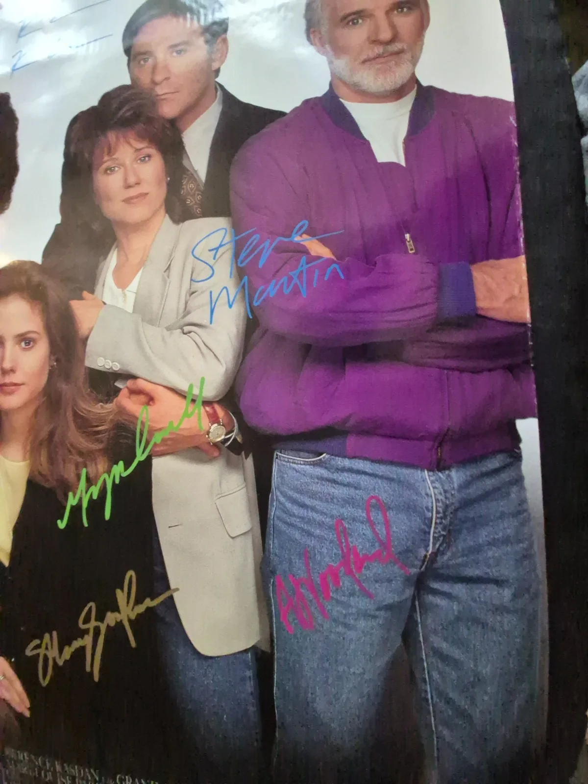 SEE BELOW — CAST SIGNED GRAND CANYON-1-SHEET MOVIE POSTER-w/COA ekim, изображение 5