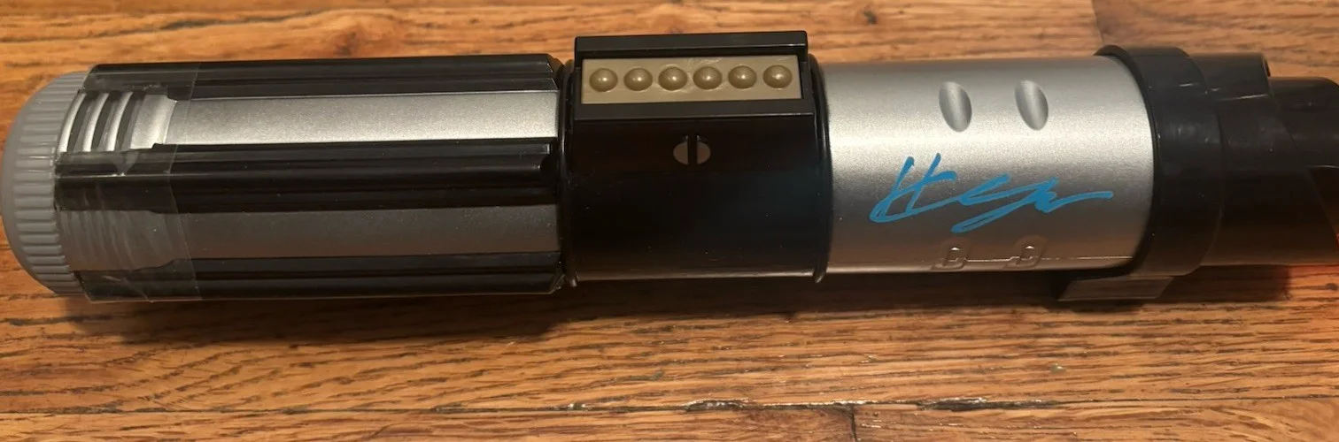 Hayden Christensen Signed Anakin Skywalker Lightsaber Autograph PSA/DNA COA RARE, изображение 2