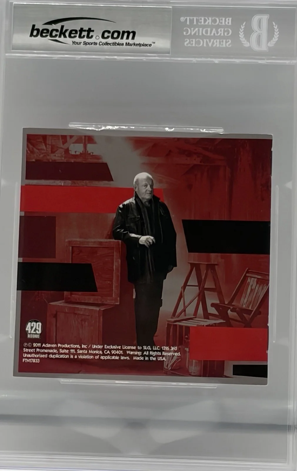 JOE COCKER Signed Hard Knocks CD Cover BAS Beckett Encapsulated Autograph, image 3