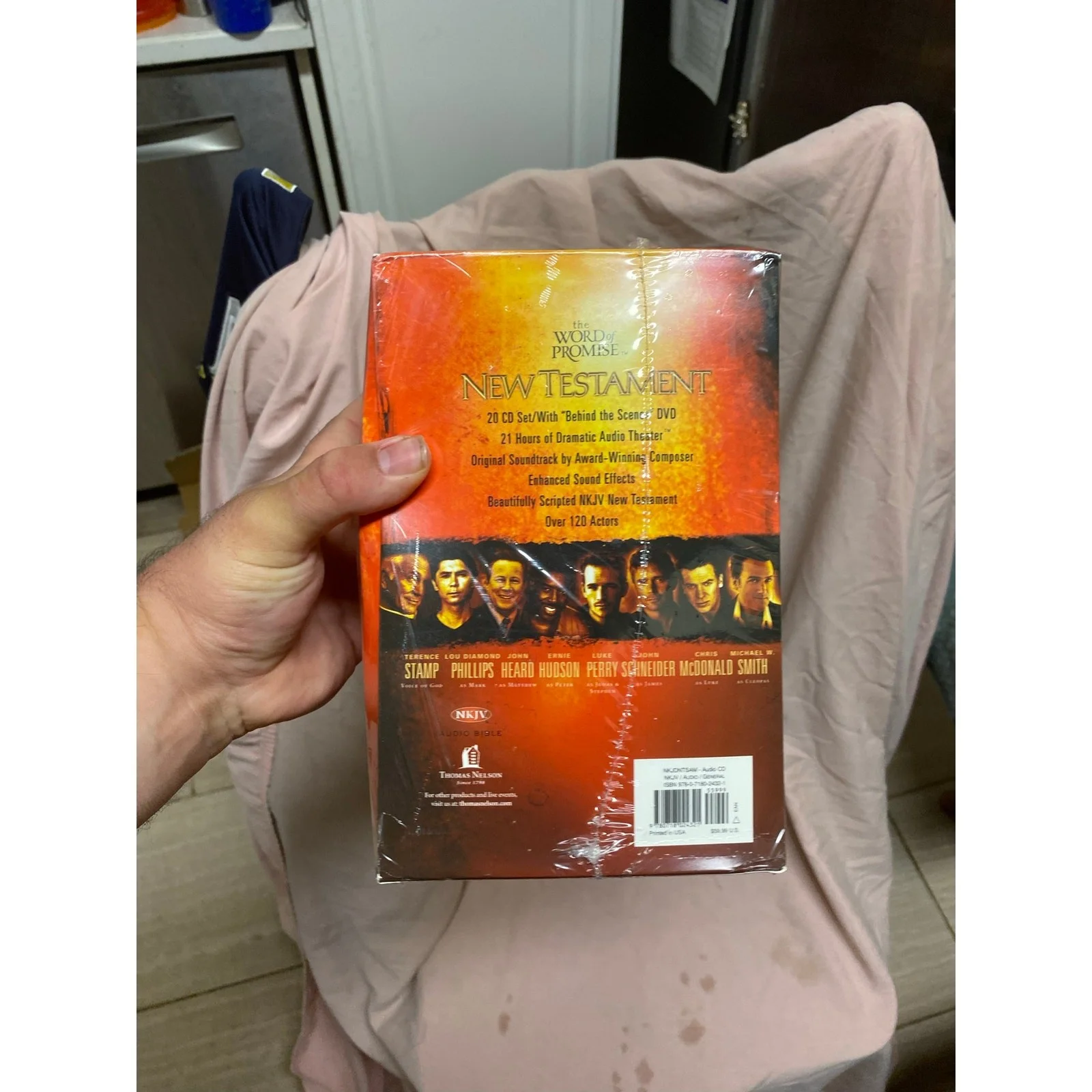 Sealed The Word of Promise New Testament Audio Bible 20 CD Set NKJV Jim Caviezel, изображение 4