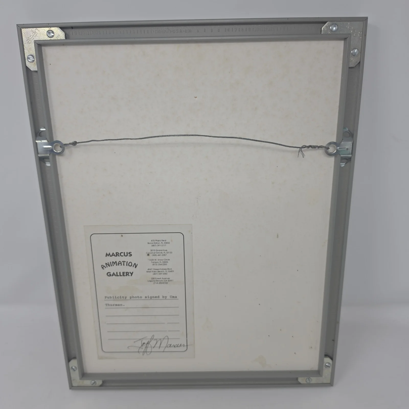 Uma Thurman — Uma Thurman Signed Autographed 1989 Rolling Stone 8x10 CoverPicture Framed RARE, изображение 5