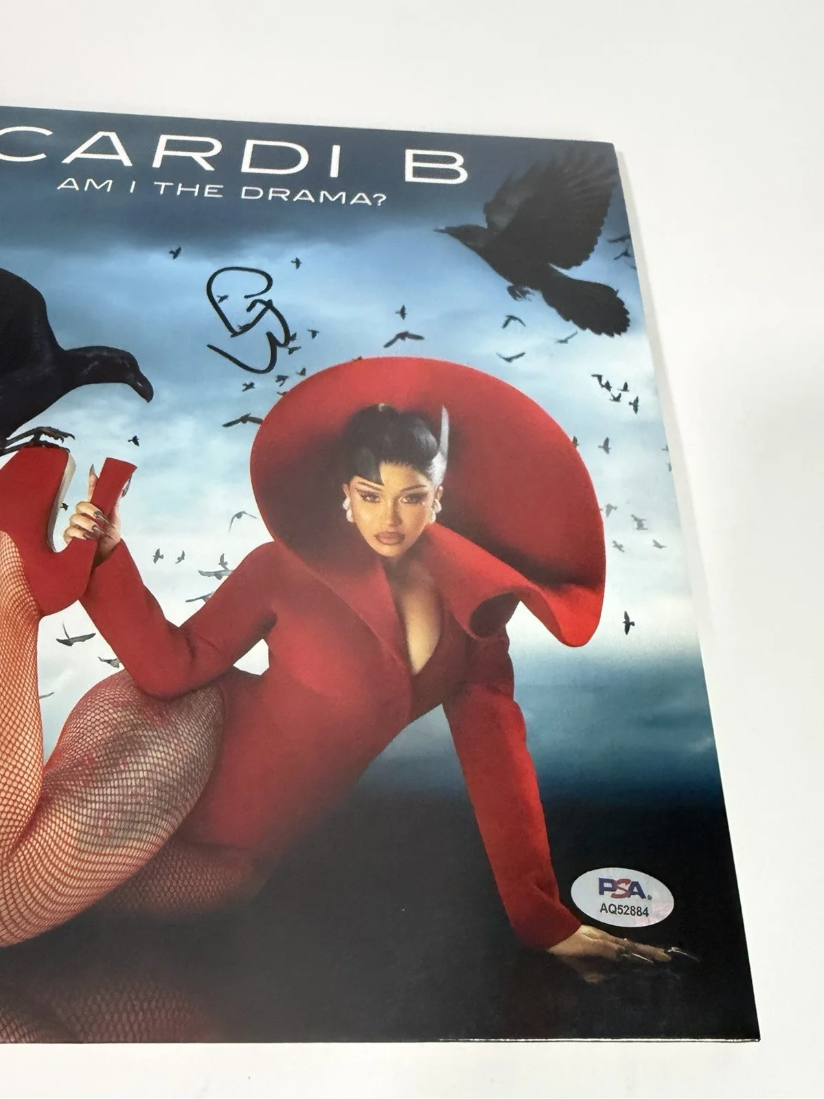 Cardi B autographed Am I the Drama signed 12" vinyl record album- PSA COA!, изображение 2