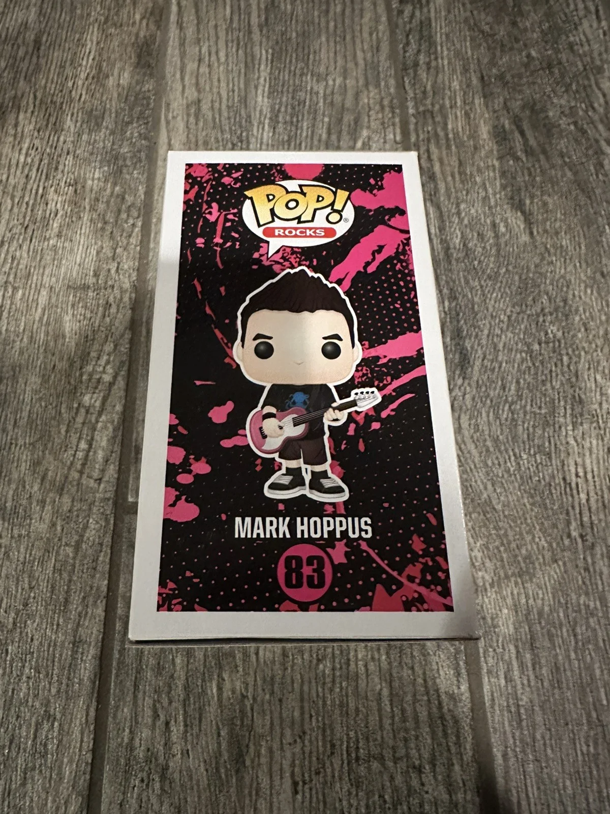 MARK HOPPUS SIGNED BLINK-182 FUNKO POP JSA COA AUTOGRAPHED GUITARIST ROCKS, изображение 4