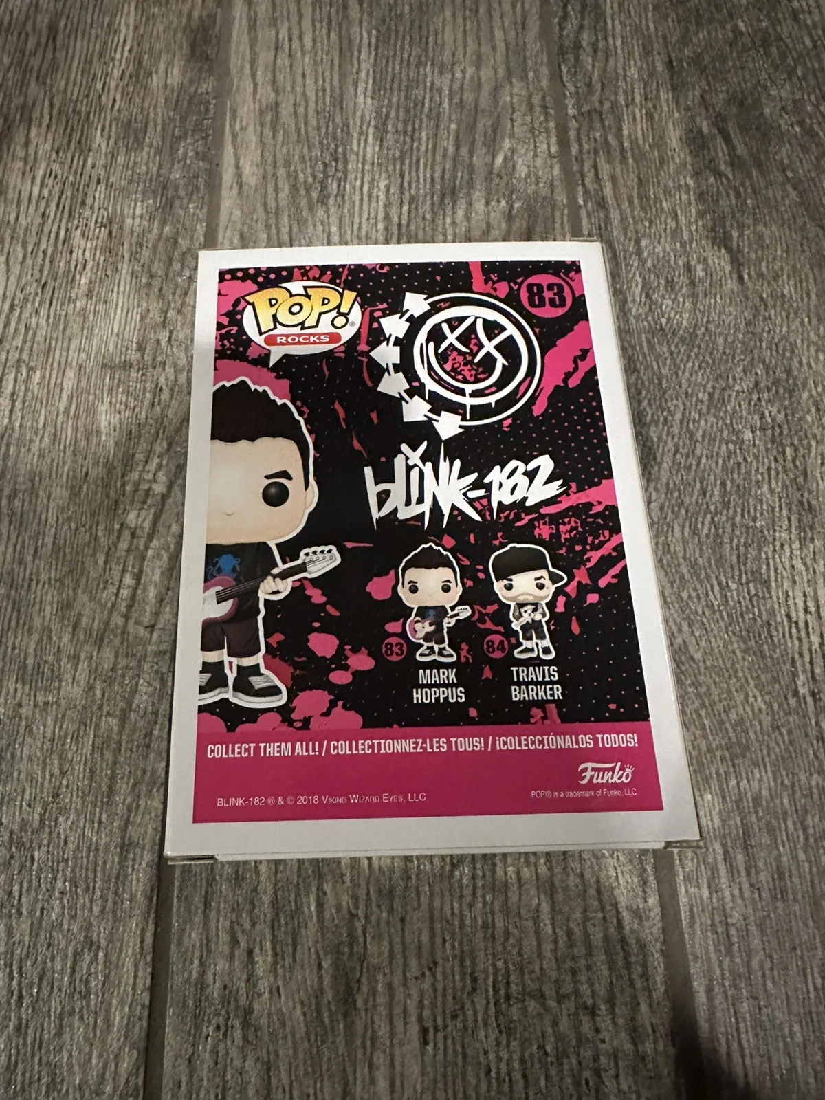 MARK HOPPUS SIGNED BLINK-182 FUNKO POP JSA COA AUTOGRAPHED GUITARIST ROCKS, изображение 5