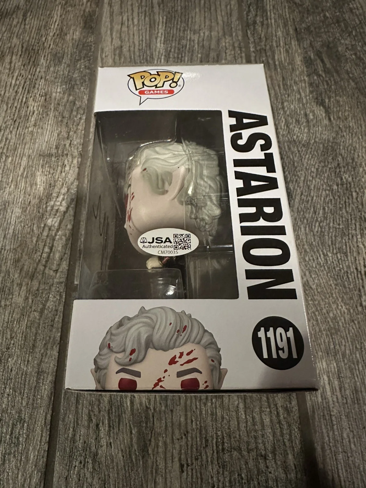 NEIL NEWBON SIGNED ASTARION BALDUR’S GATE FUNKO POP JSA COA AUTOGRAPHED, изображение 3