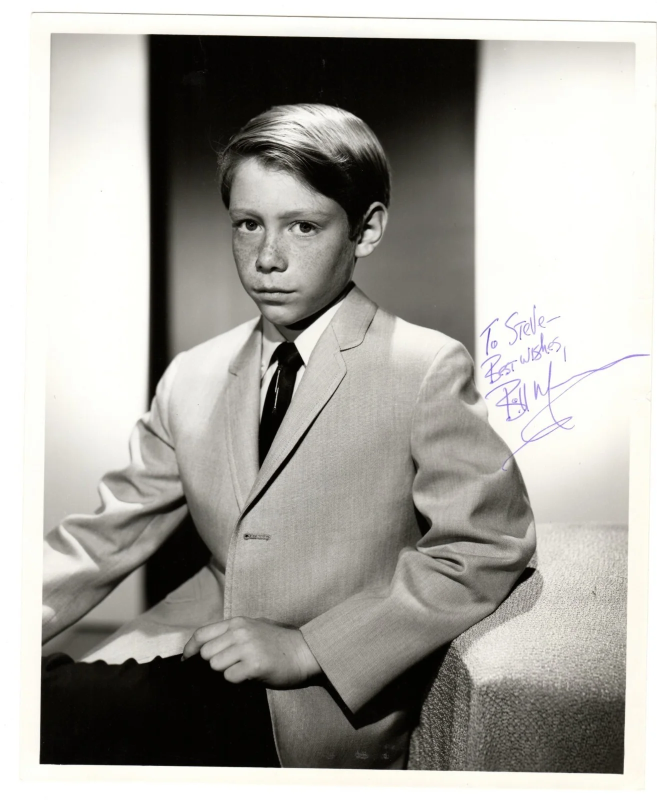 Bill Mumy — BILL BILLY MUMY Signed Childhood 8X10 B&W Photo LOST IN SPACE Autograph w/ COA