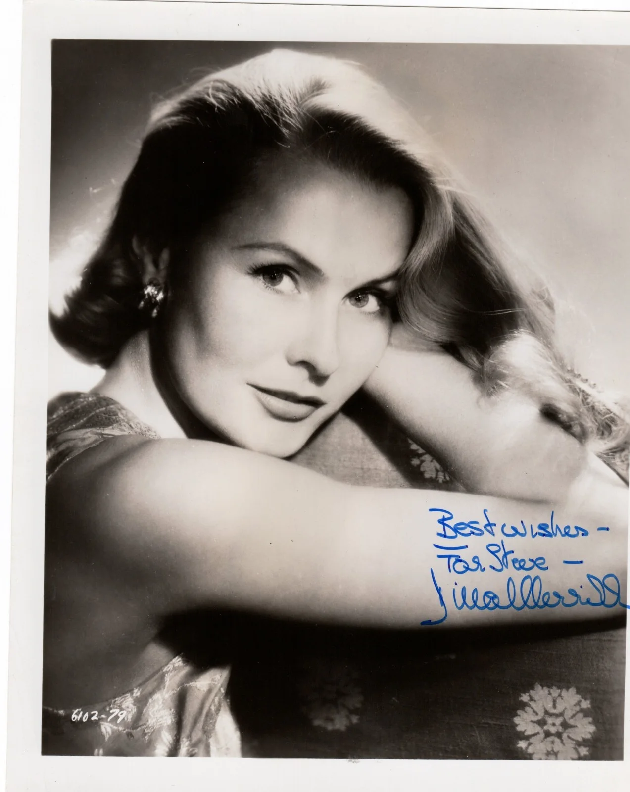 Dina Merrill — DINA MERRILL Autograph Inscribed Signed 1961 8X10 B&W Glamour Photo w/ COA