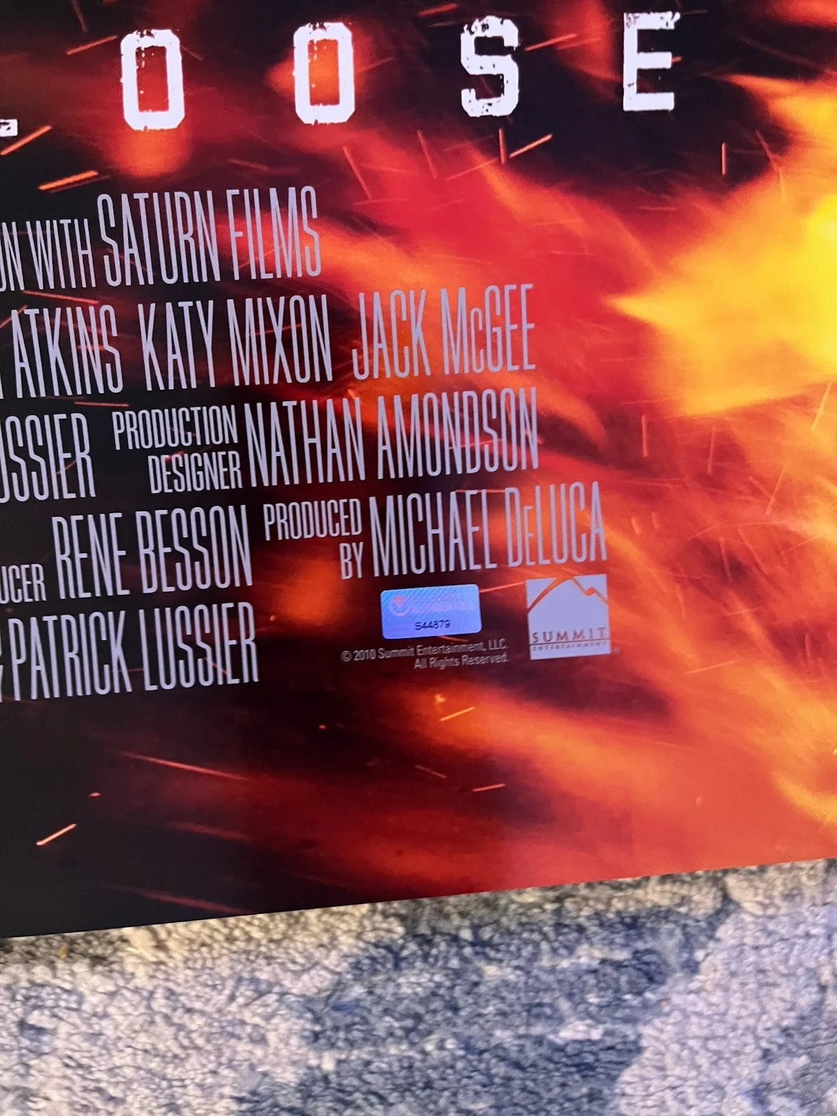 Nicolas Cage — Nicolas Cage Autographed 2011 Drive Angry Original 27x40 Double-Sided Poster, изображение 3