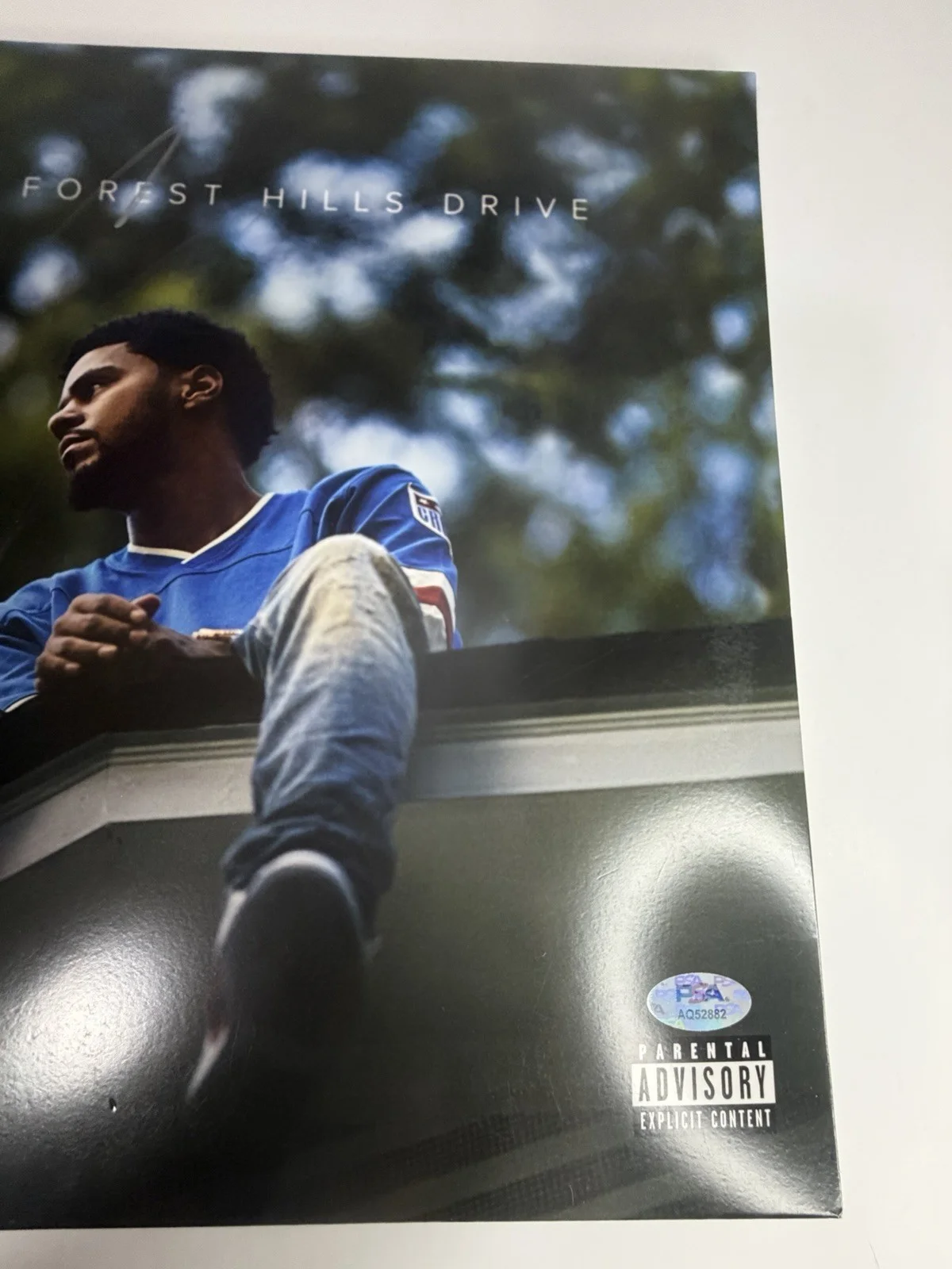 J Cole autographed 2014 Forest Hills Drive signed 12" Vinyl LP Album - PSA COA!, image 4