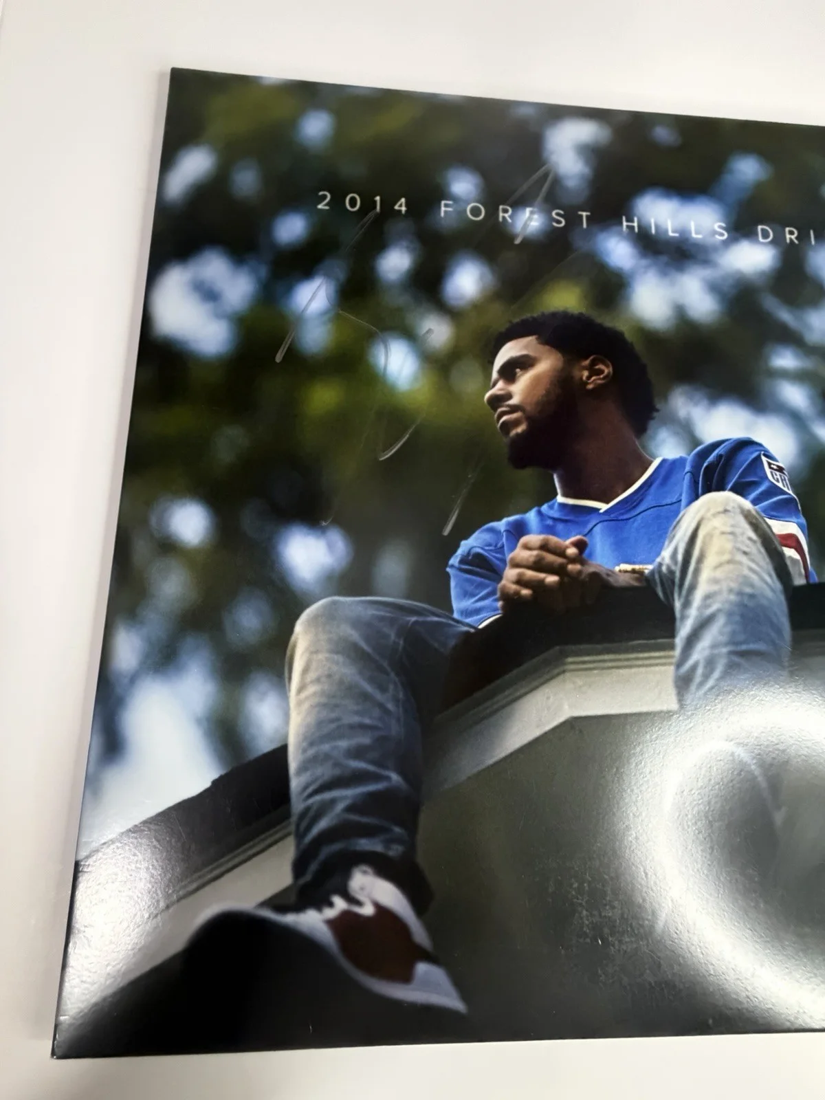 J Cole autographed 2014 Forest Hills Drive signed 12" Vinyl LP Album - PSA COA!, image 5