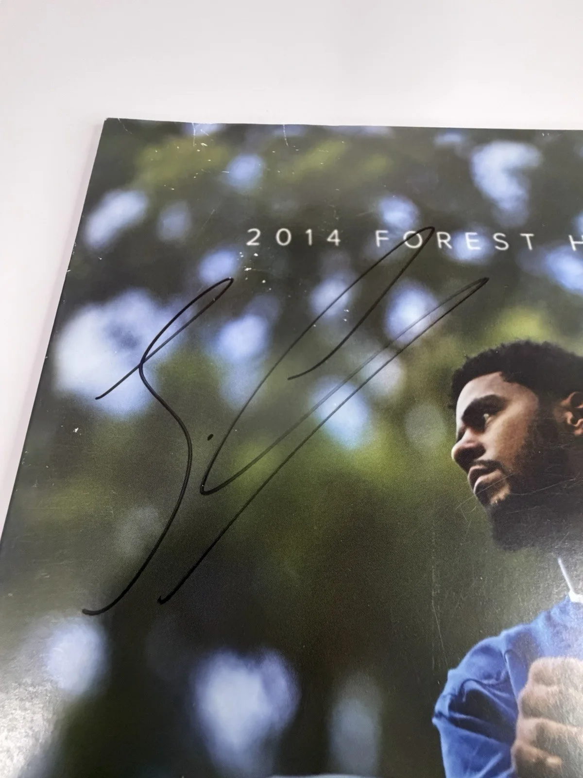 J Cole autographed 2014 Forest Hills Drive signed 12" Vinyl LP Album - PSA COA!, image 5