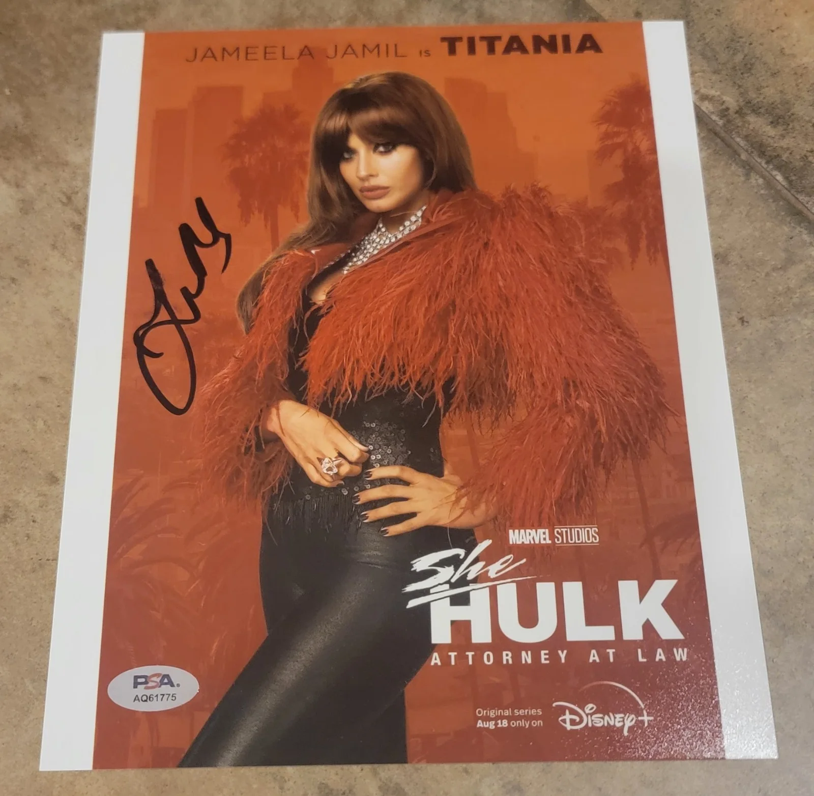 Jameela Jamil — Jameela Jamil signed 8x10 photo PSA DNA autograph She Hulk