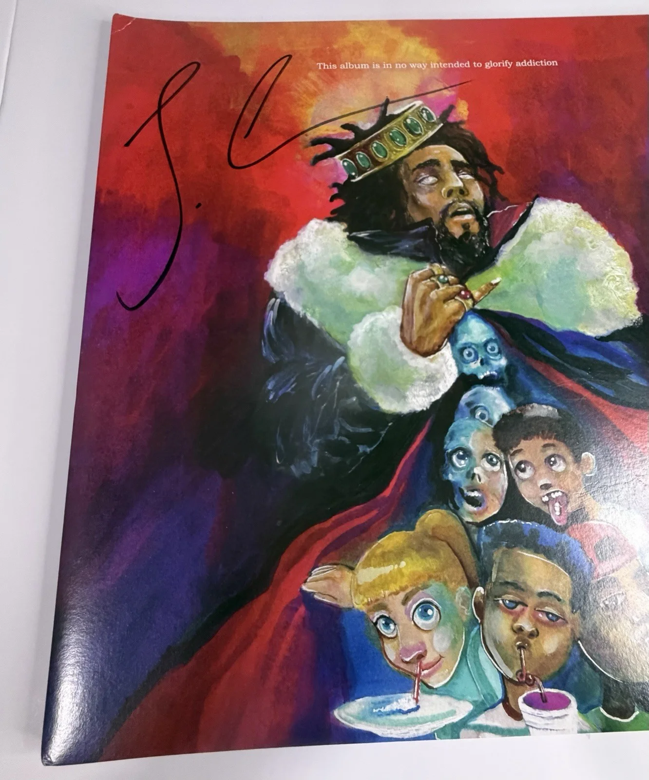 J Cole autographed KOD signed 12" Vinyl record LP DREAMVILLE Album - PSA COA!!!, изображение 3