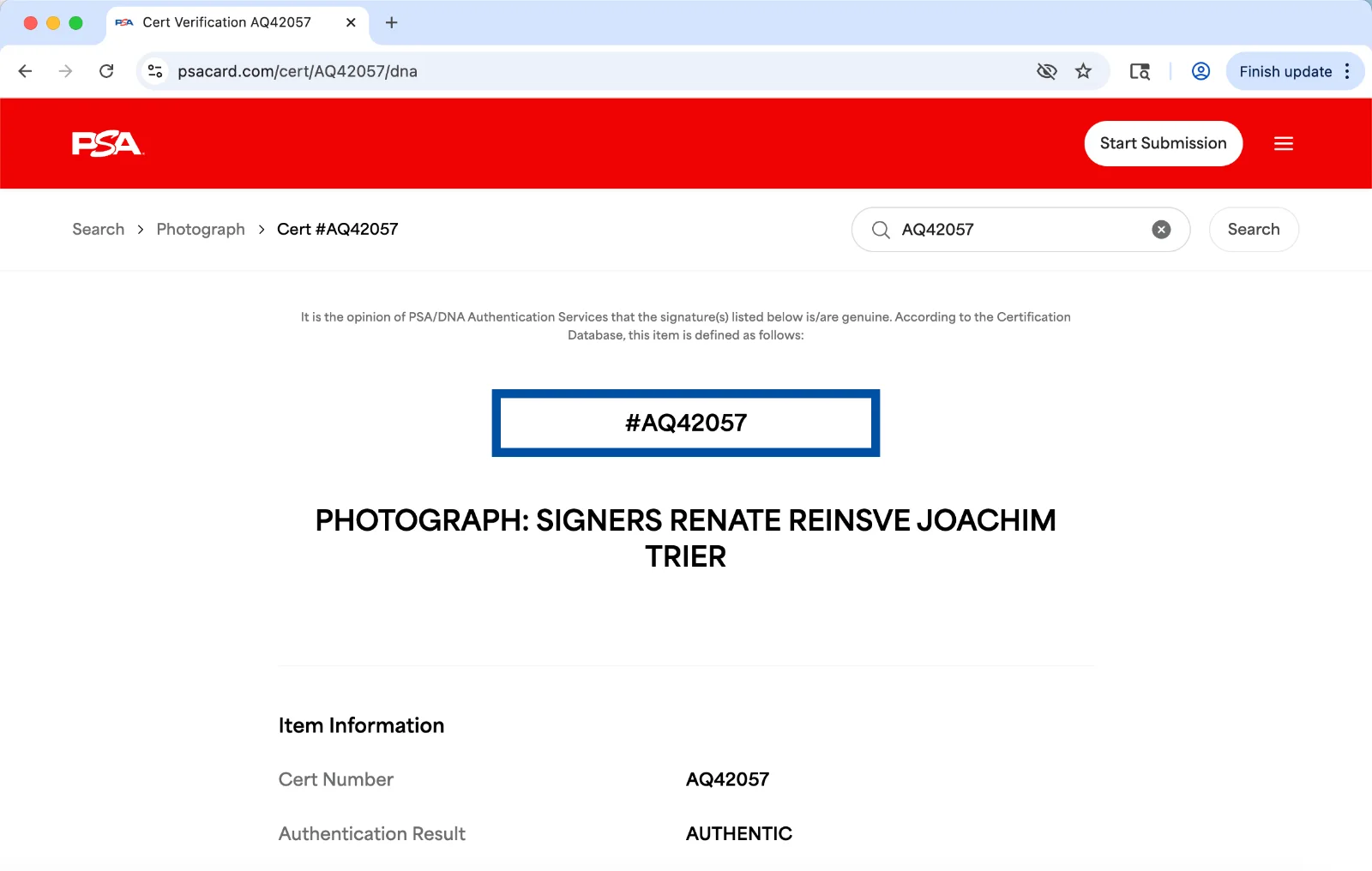 Renate Reinsve, Joachim Trier — Renate Reinsve Joachim Trier signed 8x10 photo PSA The Worst Person in the World, изображение 3
