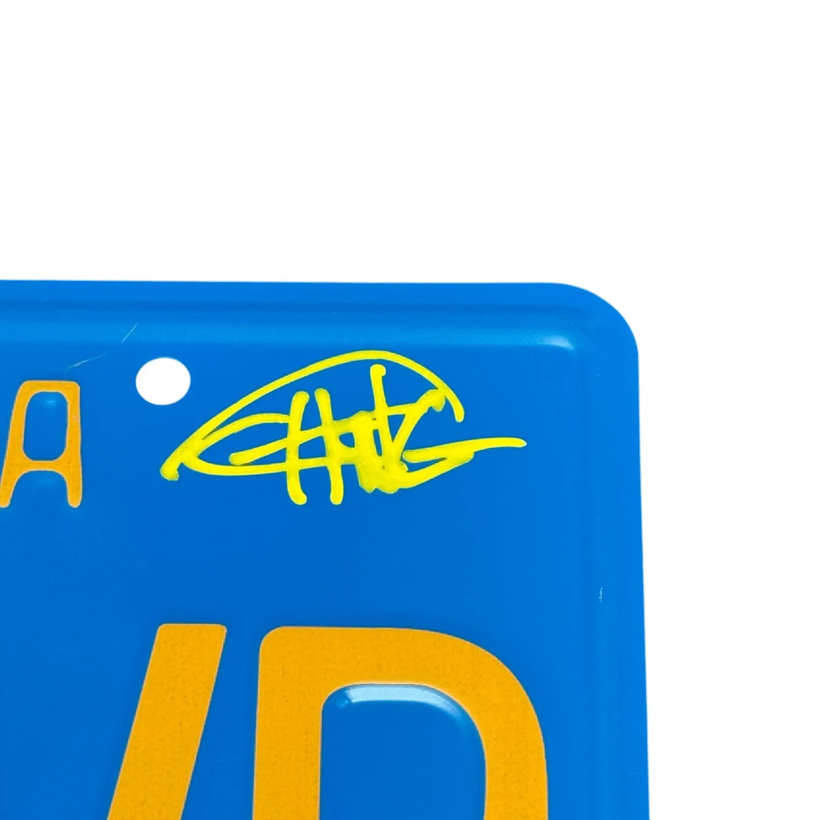 Cheech Marin, Tommy Chong — Cheech Marin & Tommy Chong Signed MUF DVR License Plate Autograph Beckett COA, изображение 3