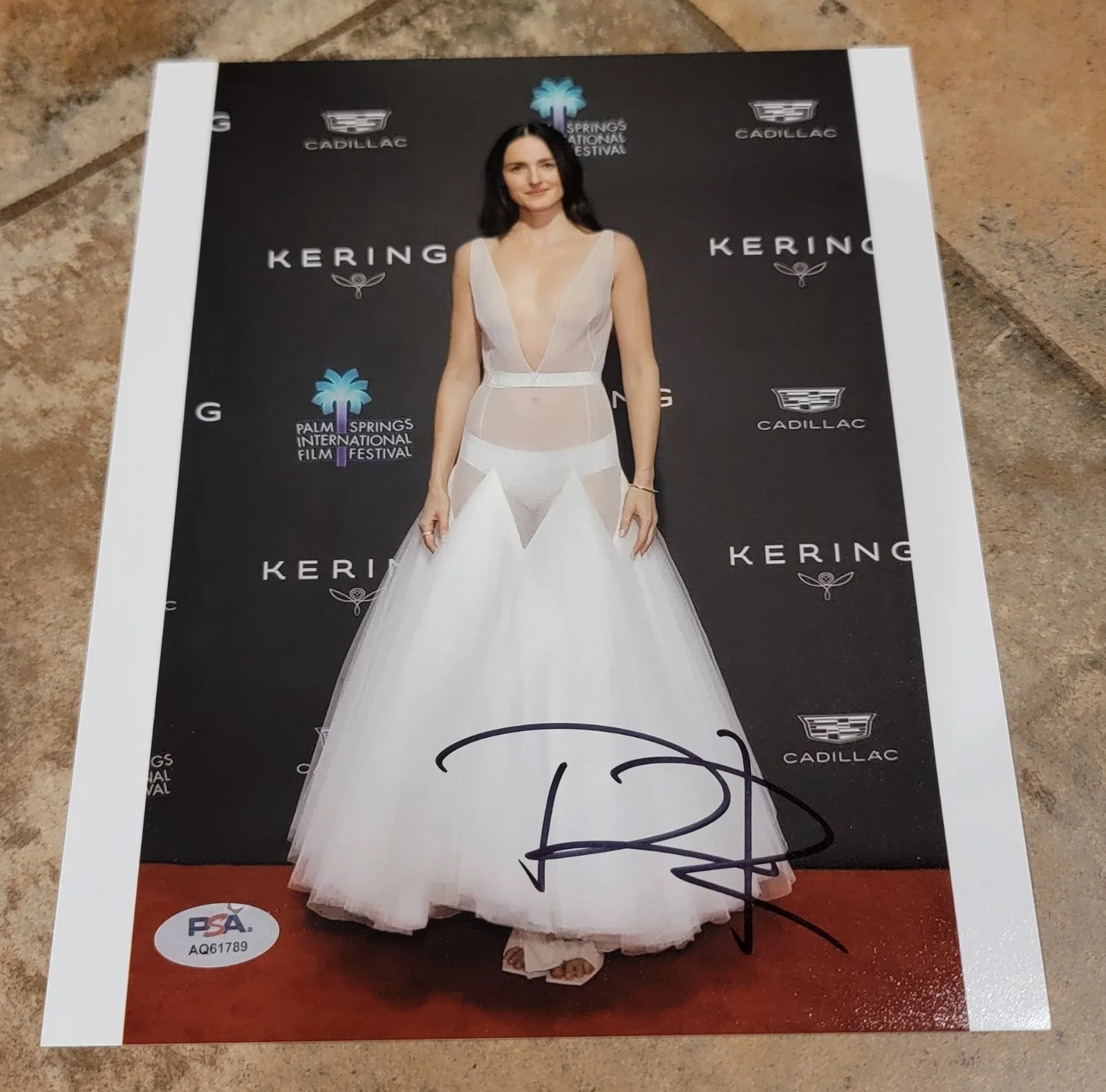 Renate Reinsve — Renate Reinsve signed 8x10 photo PSA DNA autograph red carpet B