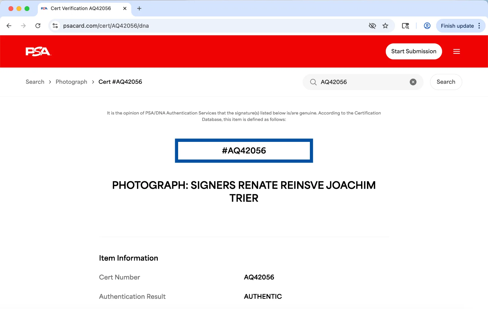 Renate Reinsve, Joachim Trier — Joachim Trier Renate Reinsve signed 8x10 photo PSA The Worst Person in the World, изображение 3