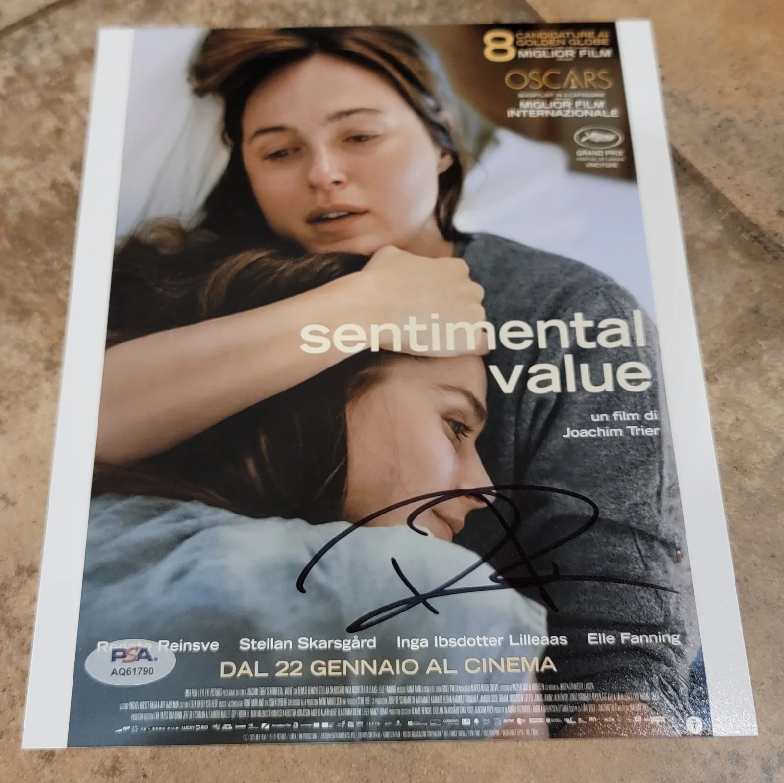 Renate Reinsve — Renate Reinsve signed 8x10 photo PSA DNA autograph Sentimental Value poster