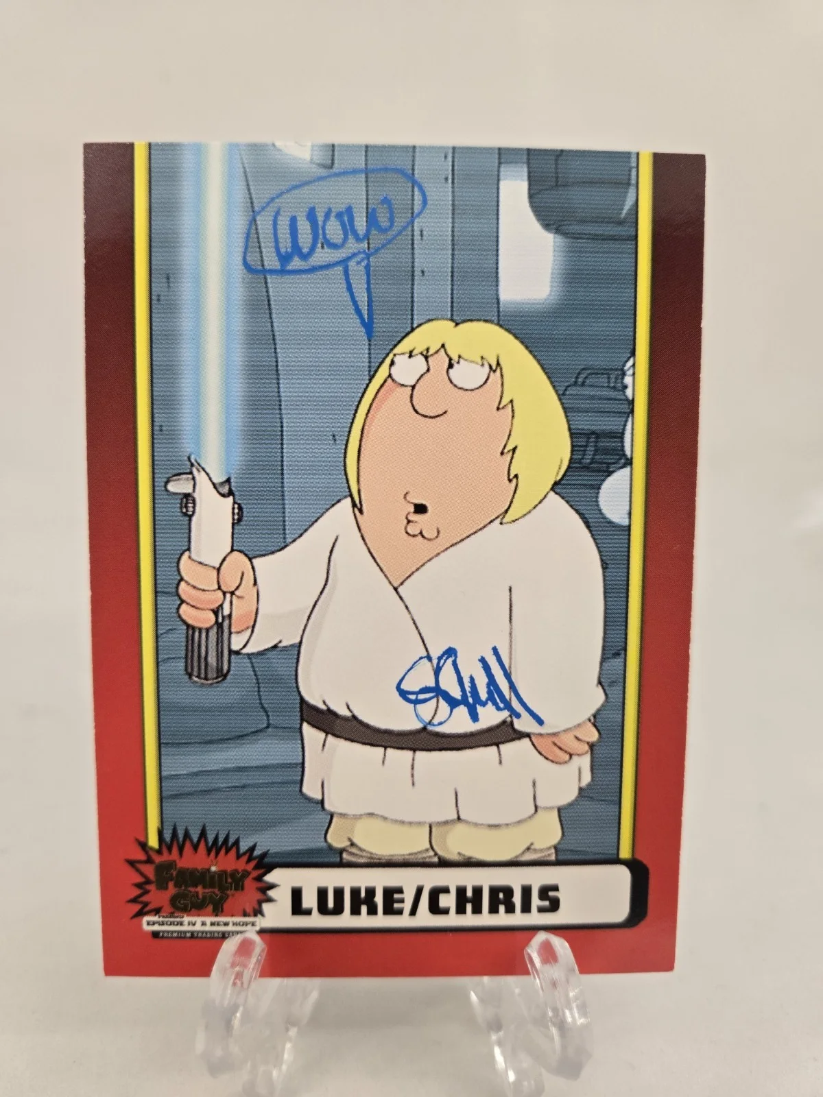 Seth Green — Seth Green SIGNED Chris Griffin as Luke Trading Card! JSA COA