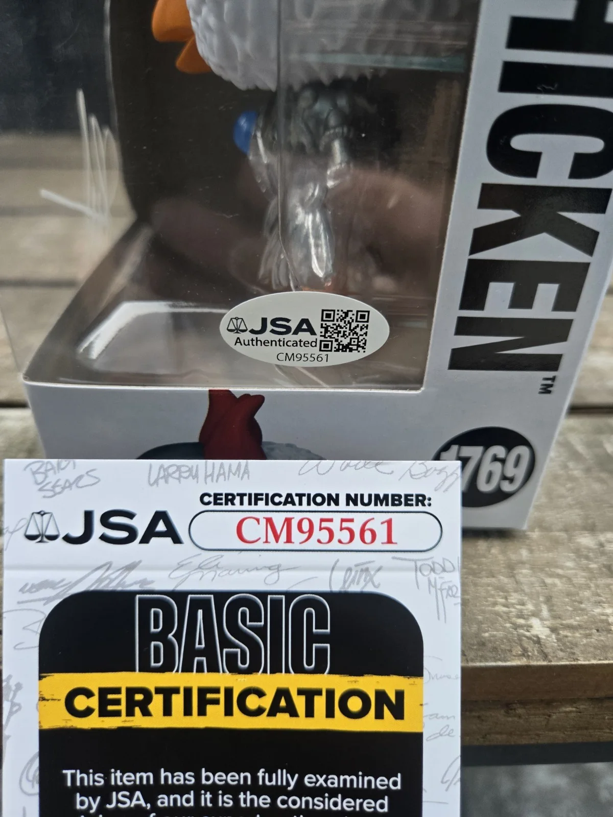 Seth Green — Seth Green & Matt Senreich DUAL SIGNED Robot Chicken #1769 Funko! JSA COA, image 4