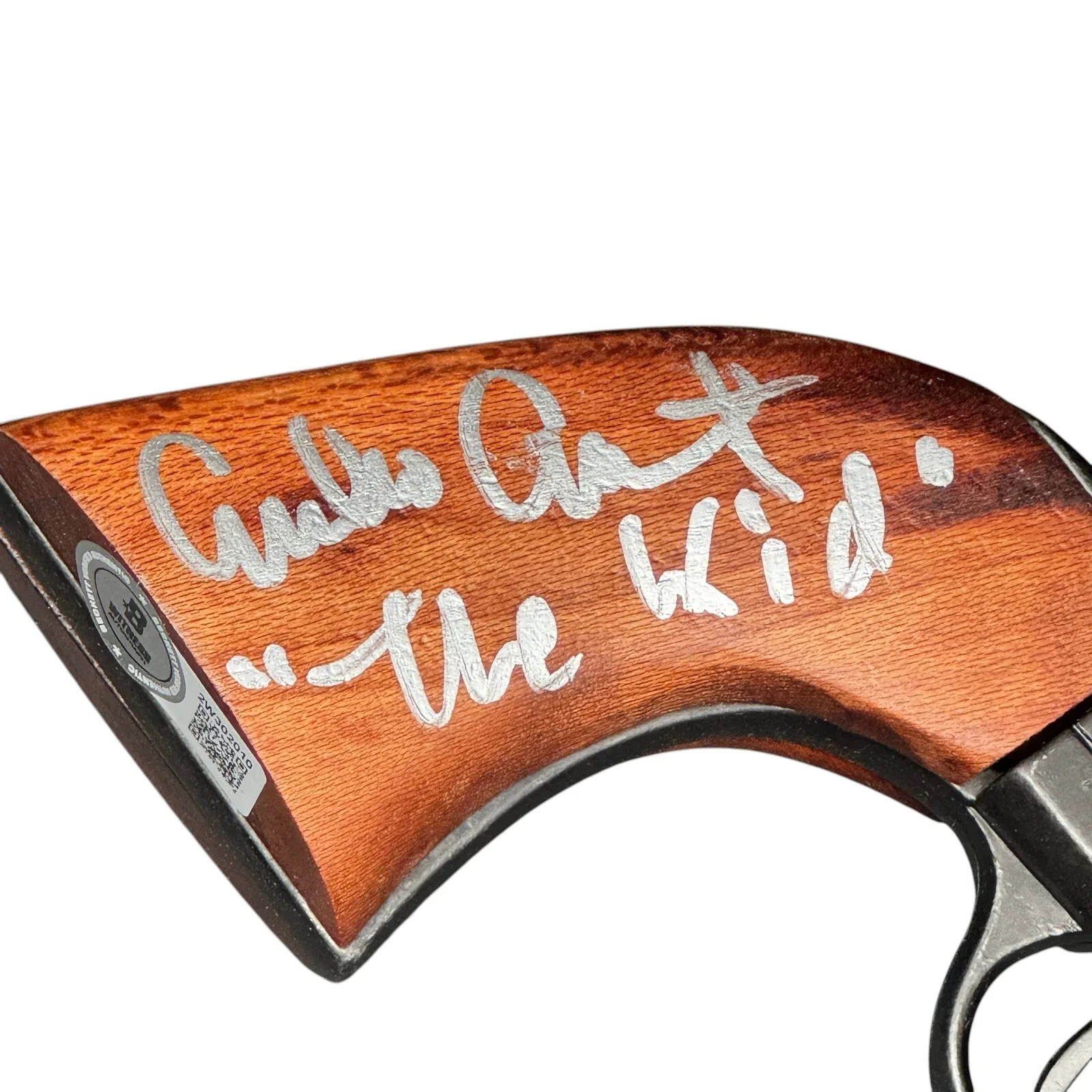 Emilio Estevez — Emilio Estevez Signed Prop Gun Revolver Billy "The Kid" Young Guns Beckett COA, изображение 2