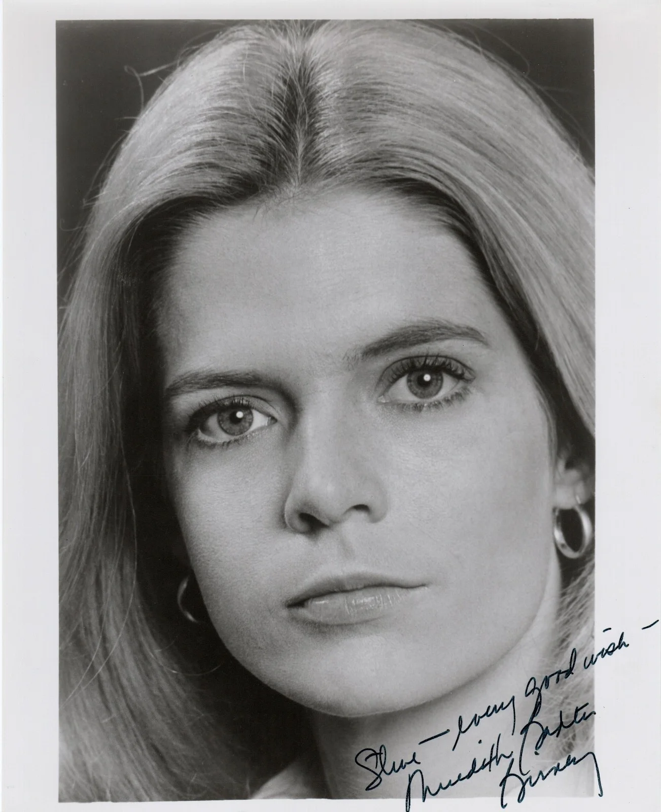 Meredith Baxter Birney — MEREDITH BAXTER BIRNEY Autograph 1970s Inscribed Signed 8X10 B&W Photo w/ COA